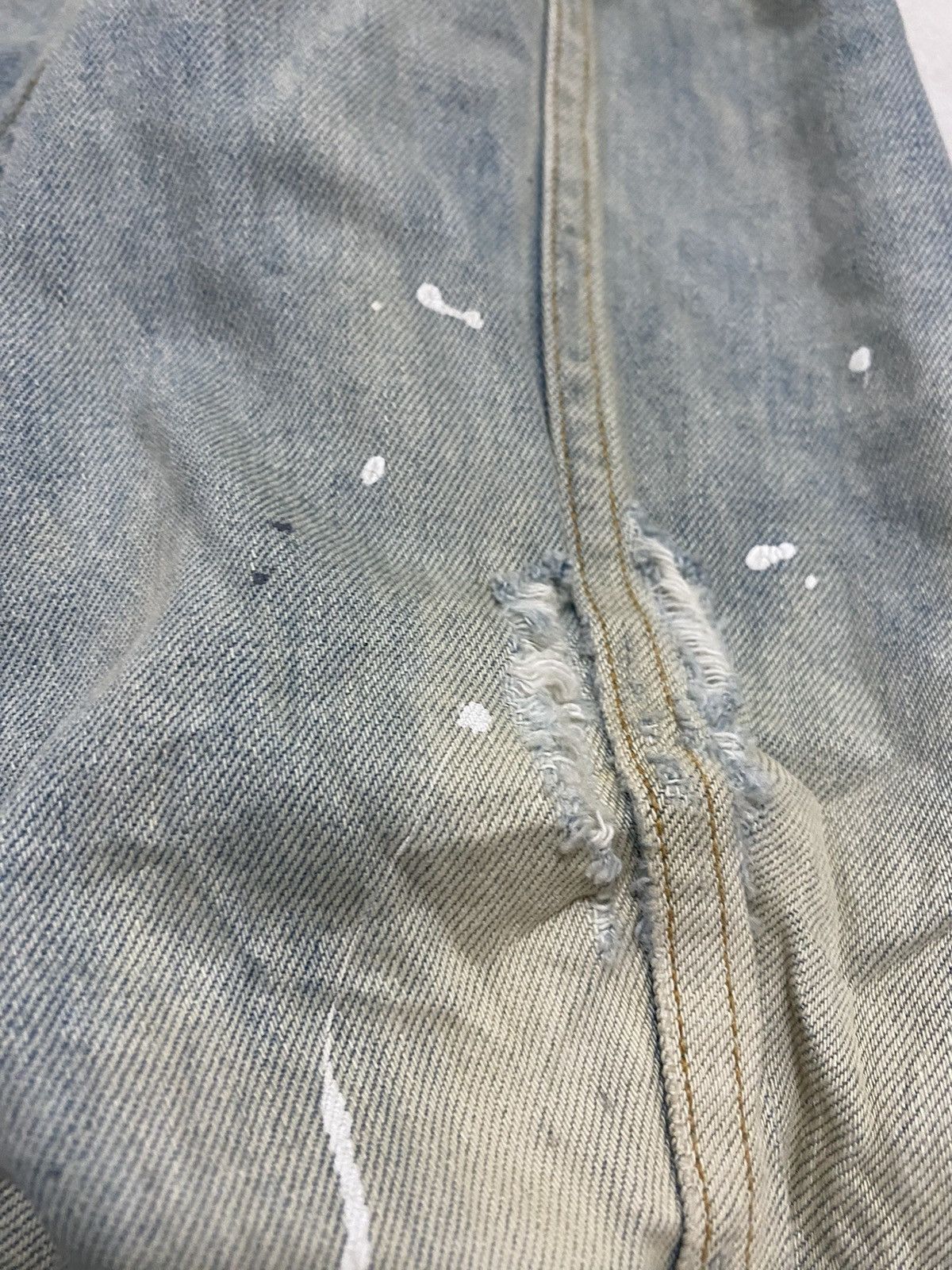 Amiri Amiri Destroy Trucker Denim Jacket Size US M / EU 48-50 / 2 - 14 Thumbnail