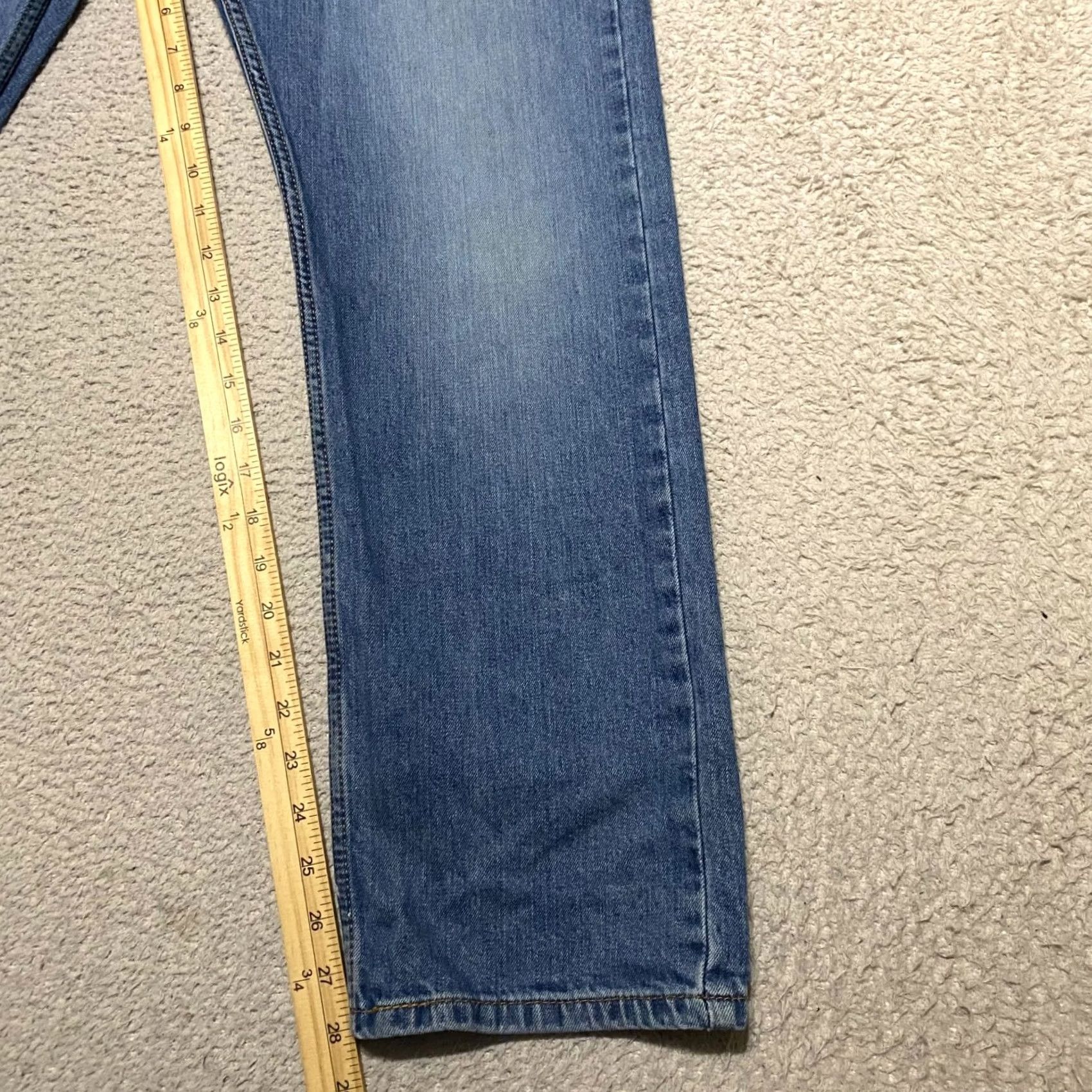 Levi's Levi's 513 Jeans Slim Straight Mid Blue Denim 36x30 Mens Regular 5-Pocket Size US 38 / EU 54 - 7 Thumbnail
