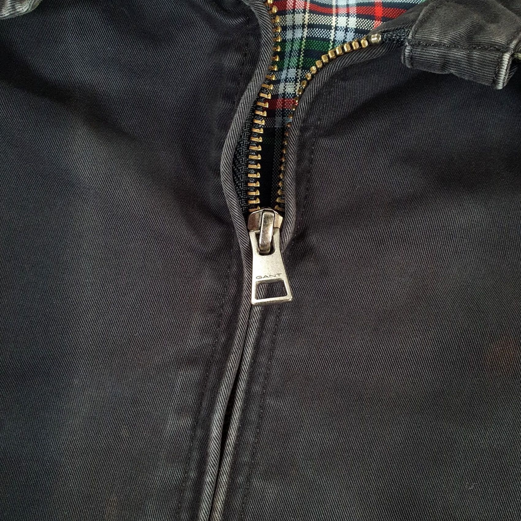 Gant GANT Mens Jacket Navy Blue Cotton Full Zip - Vintage - 2XL - Casual with Collared Design - Size US XXL / EU 58 / 5 - 5 Thumbnail