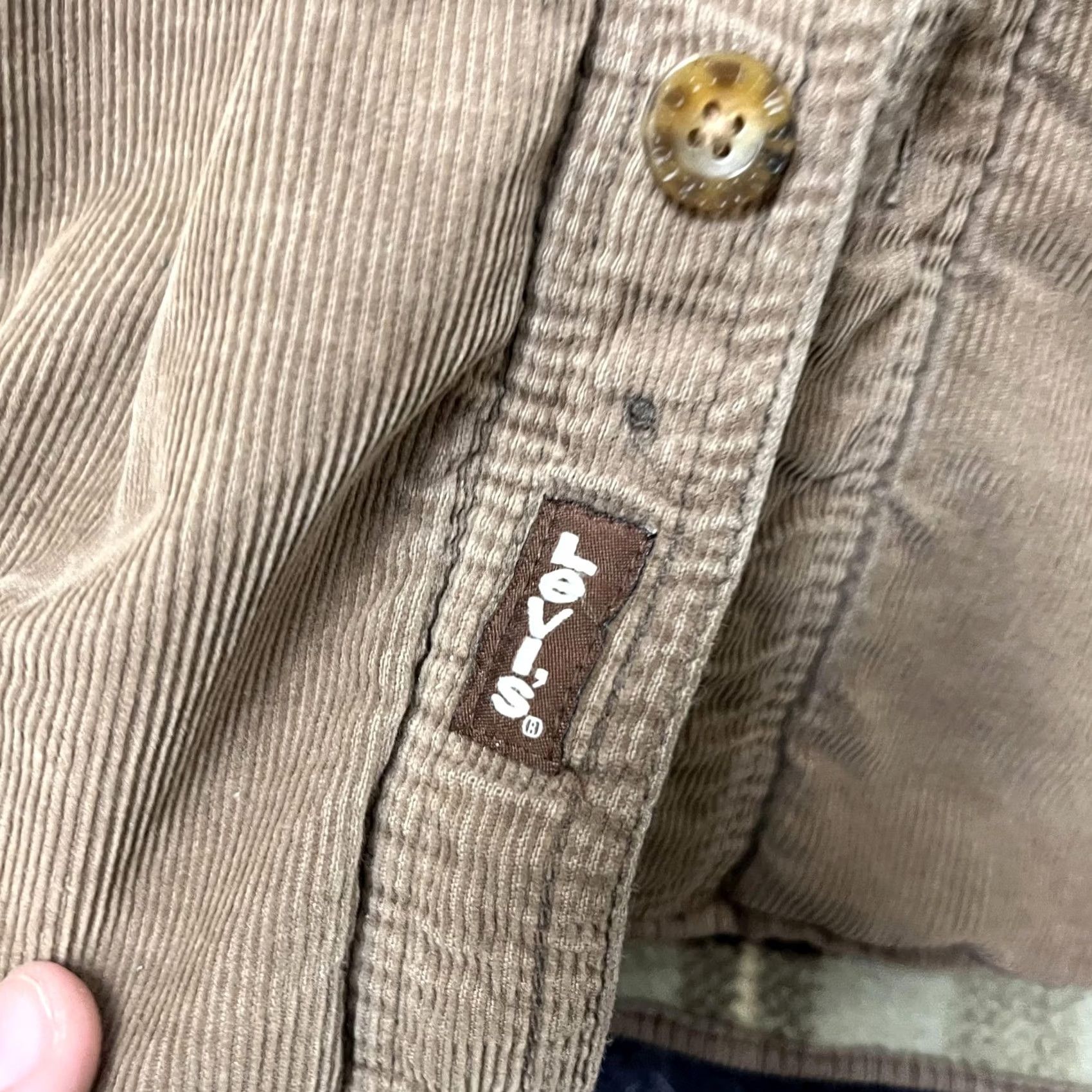 Levi's VINTAGE Levi's Shirt Jacket Men XL Brown Corduroy Fleece Lined Workwear Size US XL / EU 56 / 4 - 5 Thumbnail