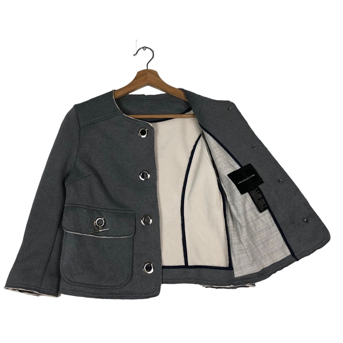 Japanese Brand 🔥Cropped Biker Jacket Double Standard Clothing Japan Size US M / EU 48-50 / 2 - 11 Thumbnail