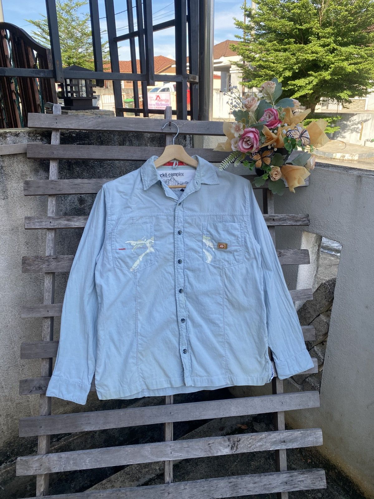 Other Ecko Unltd. Complex Embroidered Long Sleeve Button-Up Shirt Size US M / EU 48-50 / 2 - 2 Thumbnail