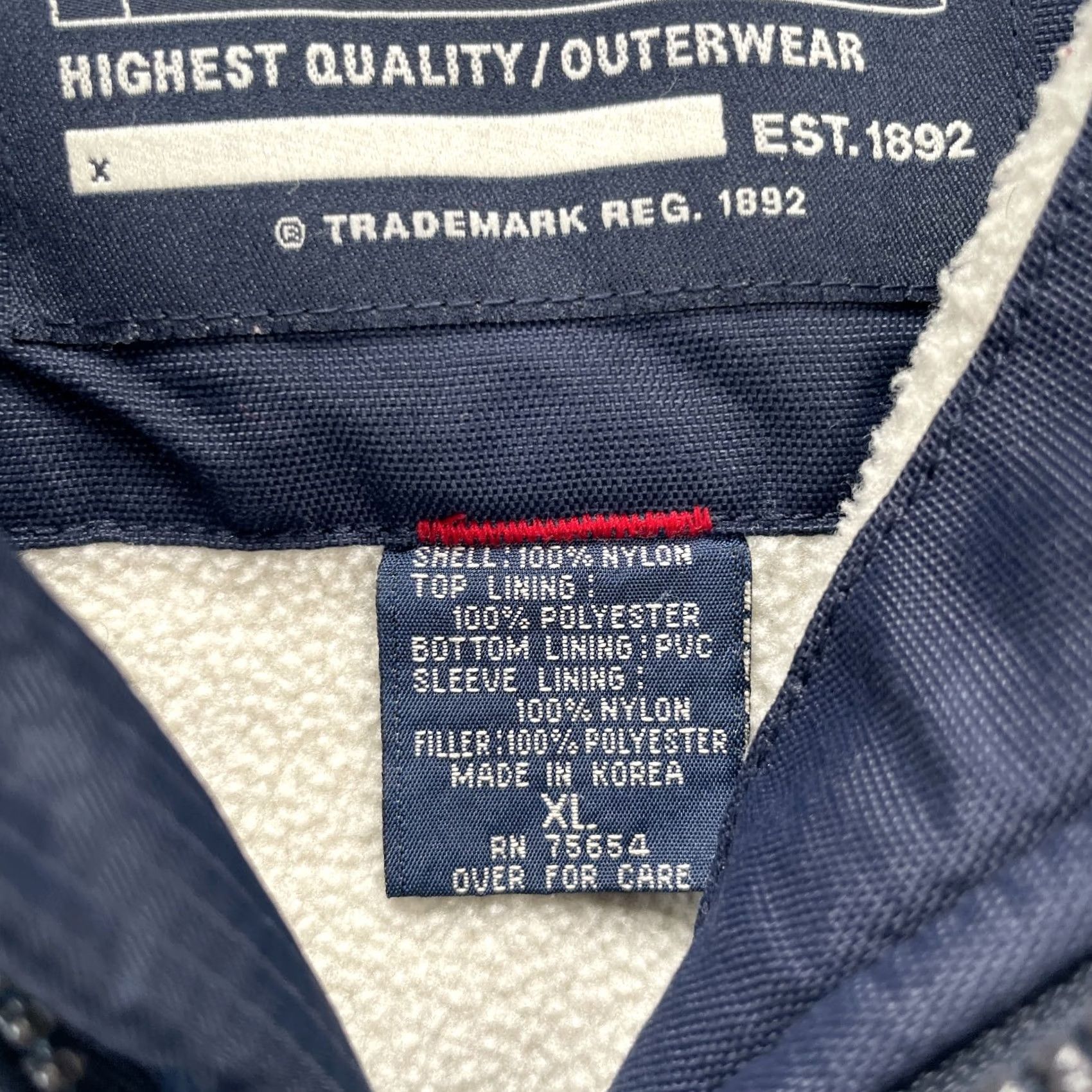Abercrombie & Fitch VINTAGE Abercrombie And Fitch Jacket Mens XL Blue Full Zip Windbreaker 90s 80s Retro Outdoor Logo Zipper Pocket Lined Woolless Size US XL / EU 56 / 4 - 4 Thumbnail