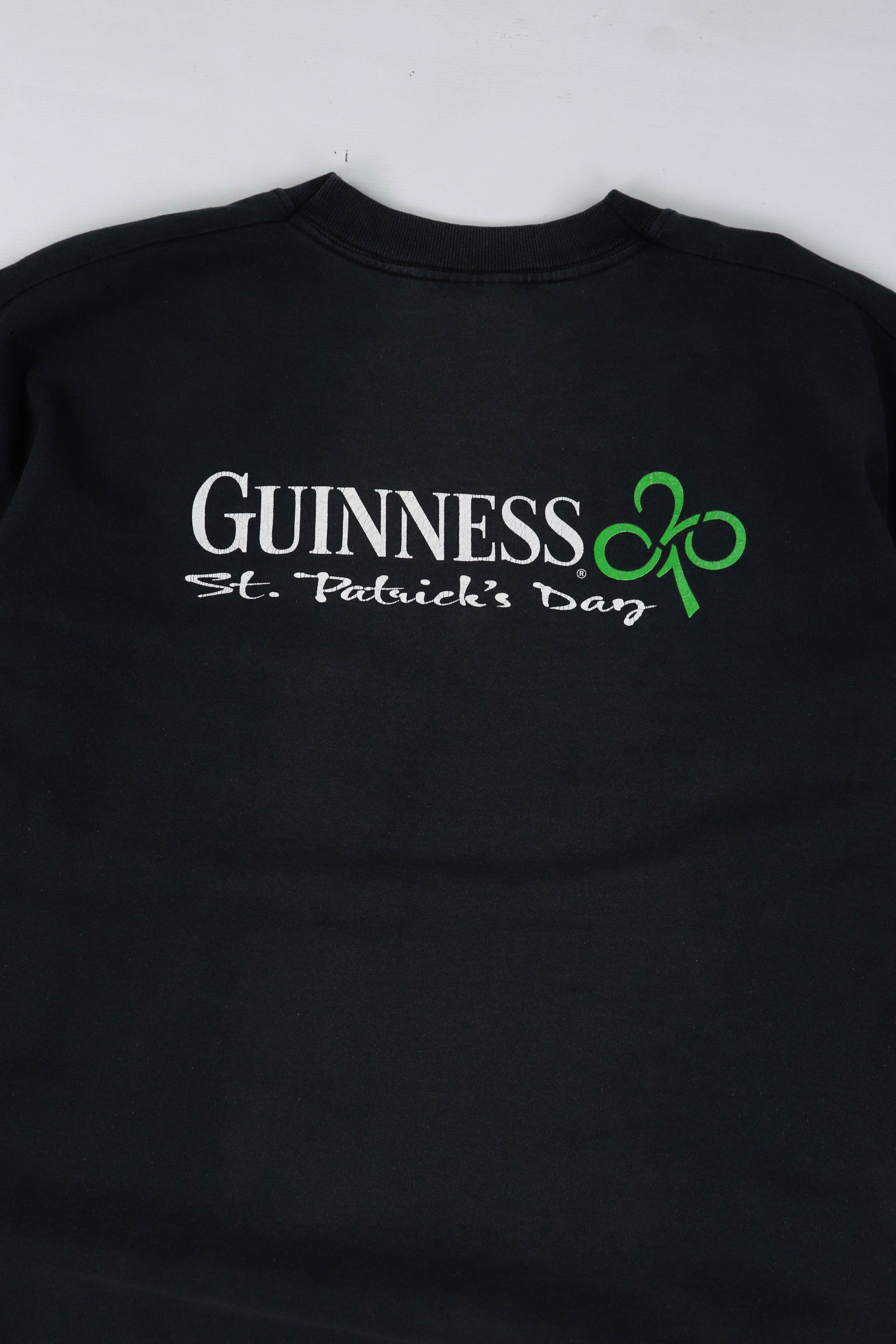 Vintage Guinness 00s Vintage Distressed Sun Faded Graphics T-shirt Size US XL / EU 56 / 4 - 11 Thumbnail