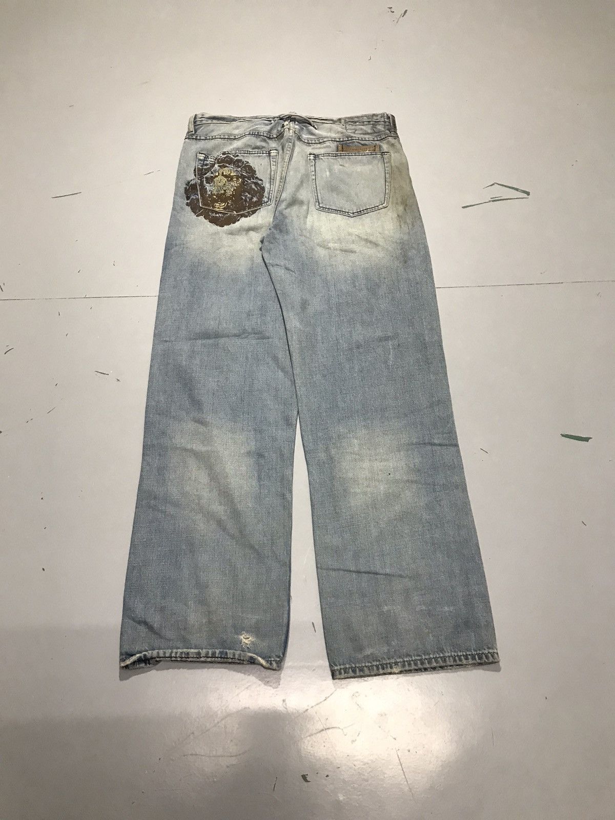Southpole Vintage live rechanics embroidered denim Size US 36 / EU 52 - 2 Thumbnail