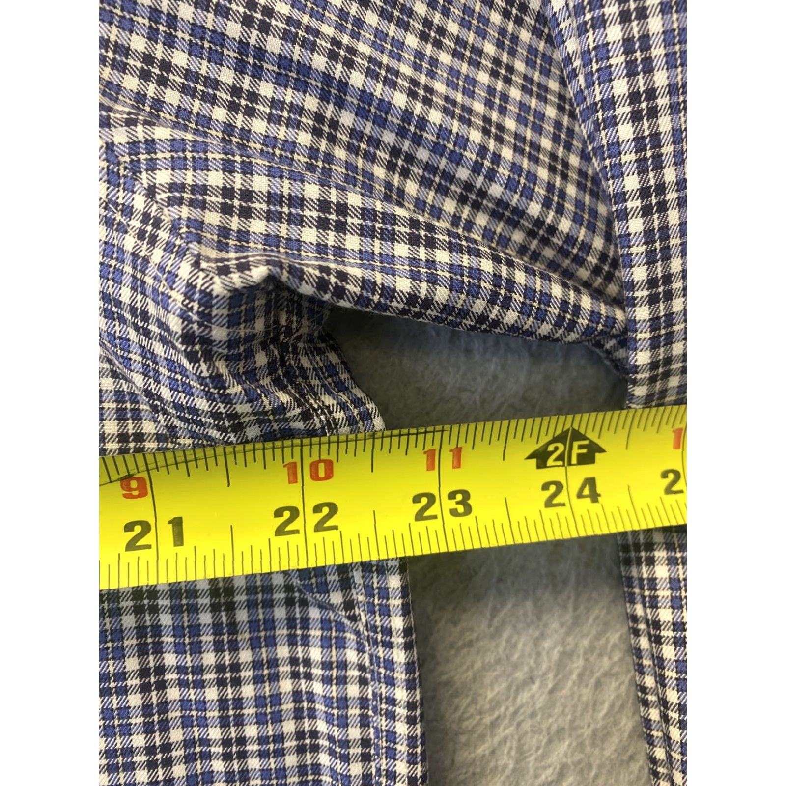 Vintage L.L. Bean Button-Down Shirt Men M Blue Check Cotton Long Sleeve Casual Authentic Regular Men Size US M / EU 48-50 / 2 - 5 Thumbnail
