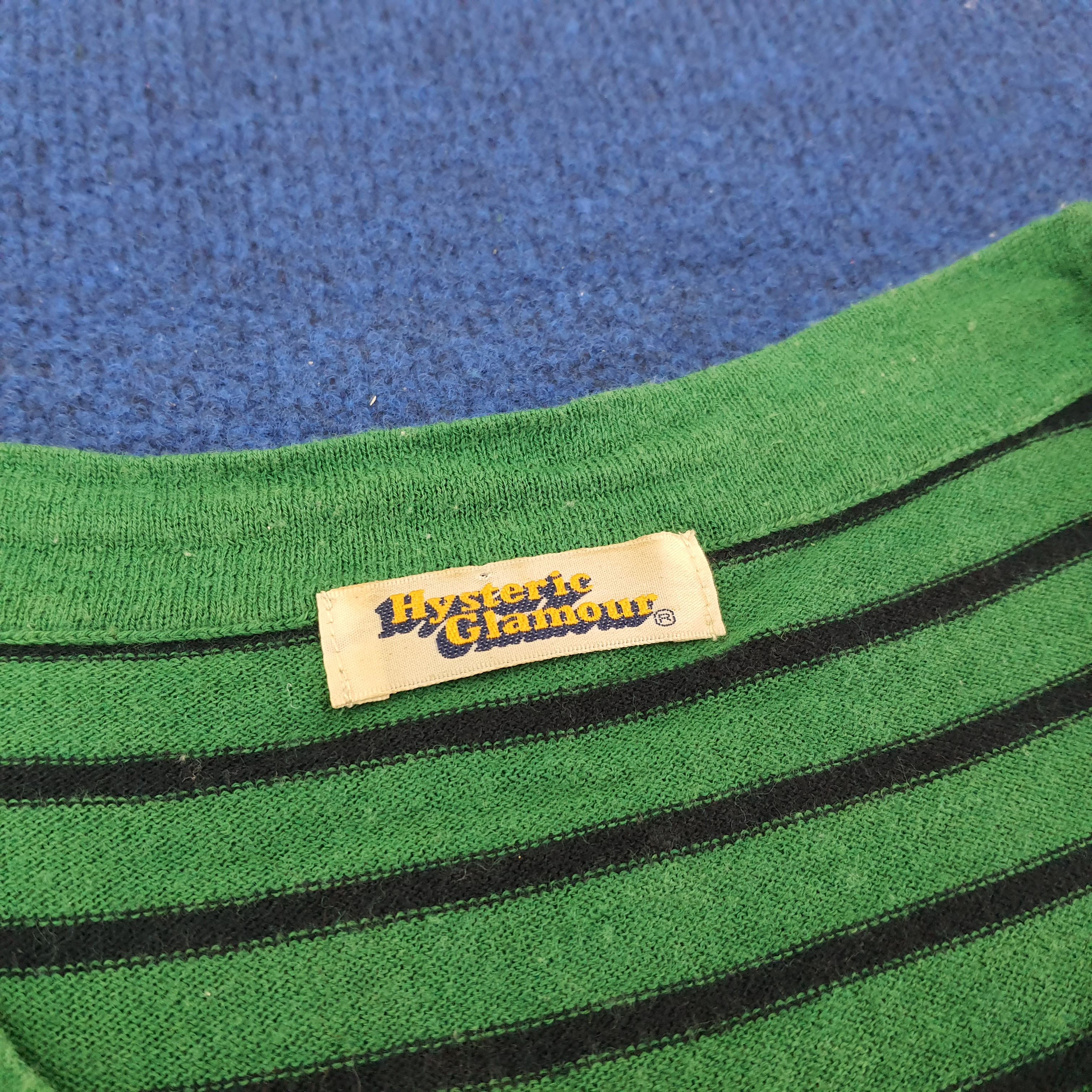 Hysteric Glamour Vintage Hysteric Glamour Stripe Japan Brand Tshirt C249N44 Size XS / US 0-2 / IT 36-38 - 4 Thumbnail