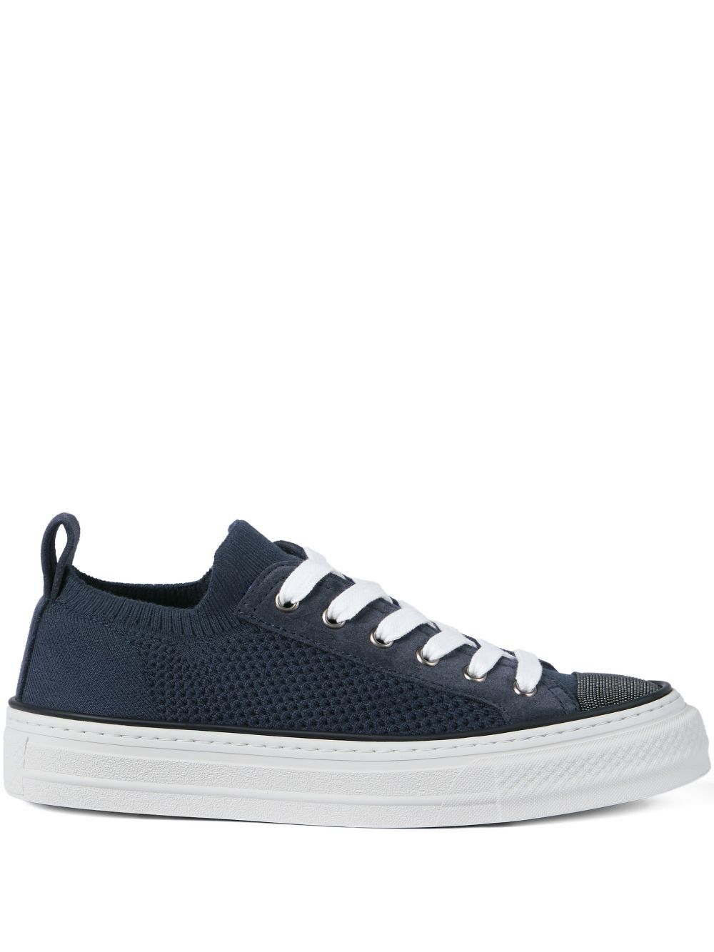 Brunello Cucinelli LEATHER SNEAKERS Size US 6 / IT 36 - 1 Thumbnail