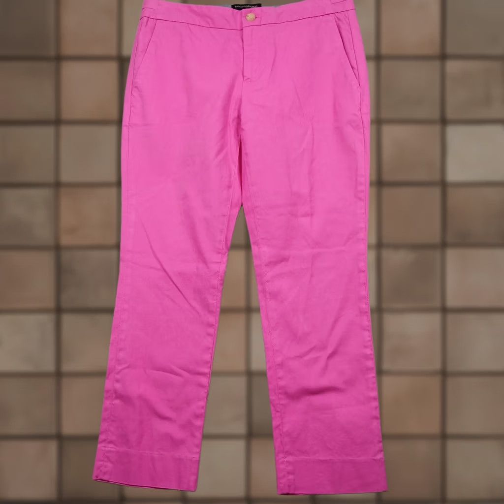 Banana Republic Banana Republic Hampton Fit Pants Womens 6 Pink Stretch Ankle Casual Size 28" / US 6 / IT 42 - 1 Thumbnail