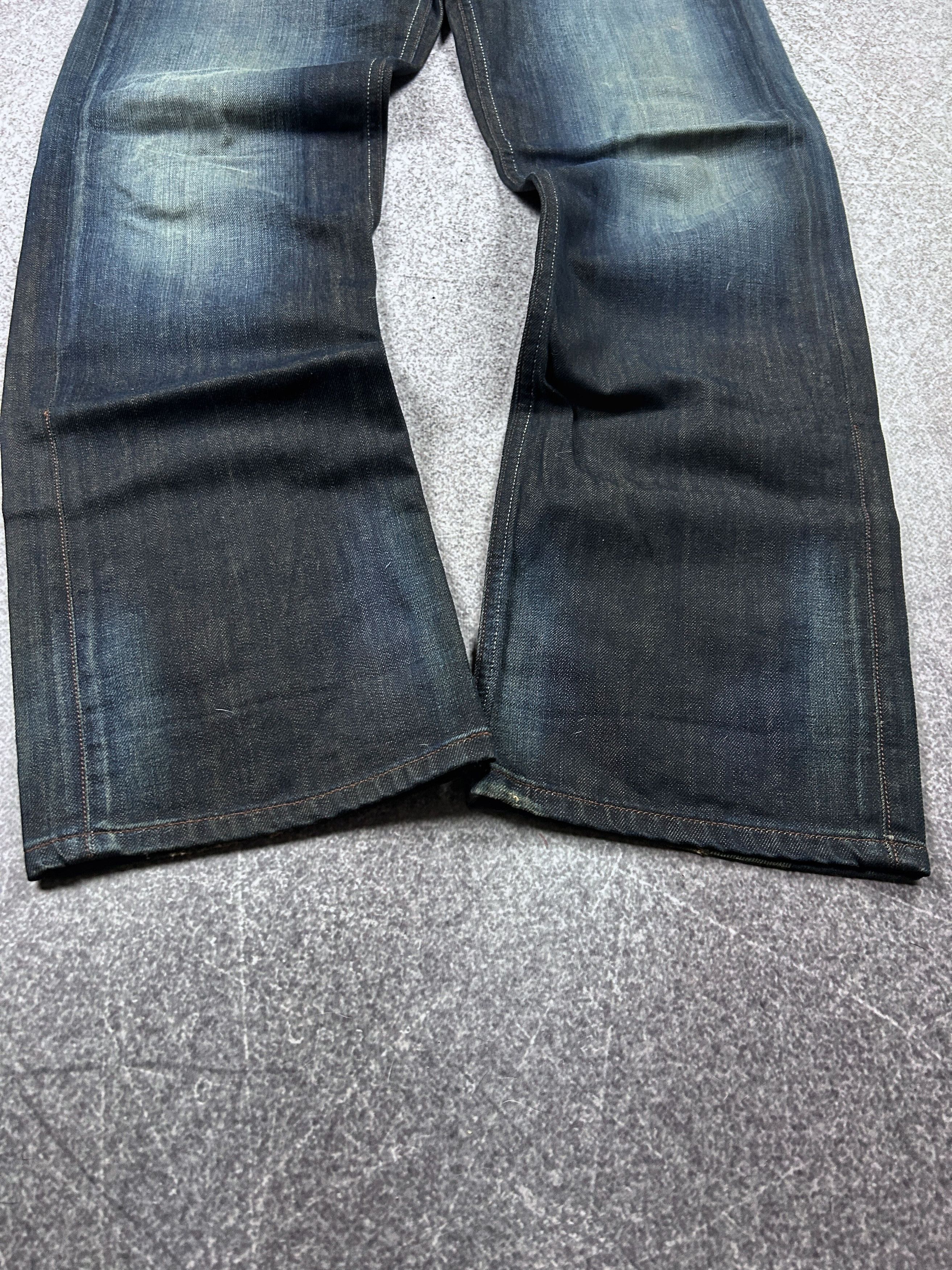 Designer VTG Yohji Yamamoto Raf Simons Opium Style Washed Jeans 90s Size US 30 / EU 46 - 3 Thumbnail