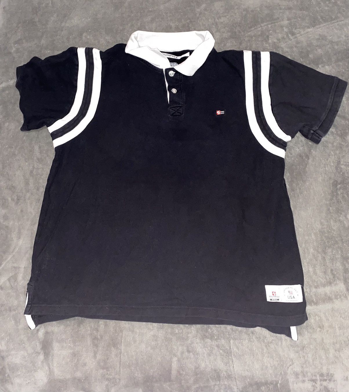 Southpole Southpole black & white polo shirt Size US M / EU 48-50 / 2 - 1 Thumbnail