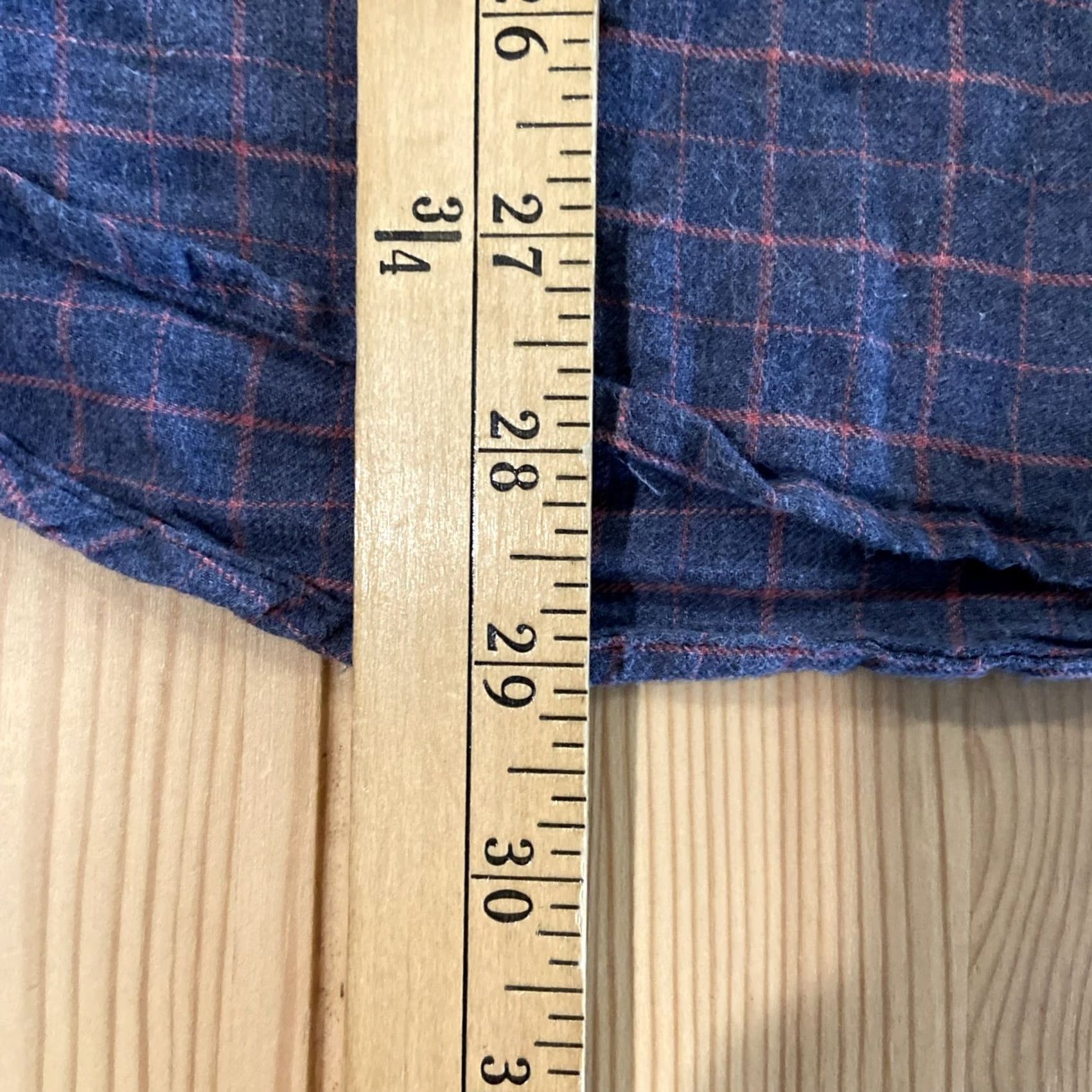 Faherty Faherty Plaid Shirt Long Sleeve Button-Up Chest Pocket Mens XL Blue Red Grid Outdoors All Seasons Lightweight Casual / Vintage: No Size US XL / EU 56 / 4 - 3 Thumbnail