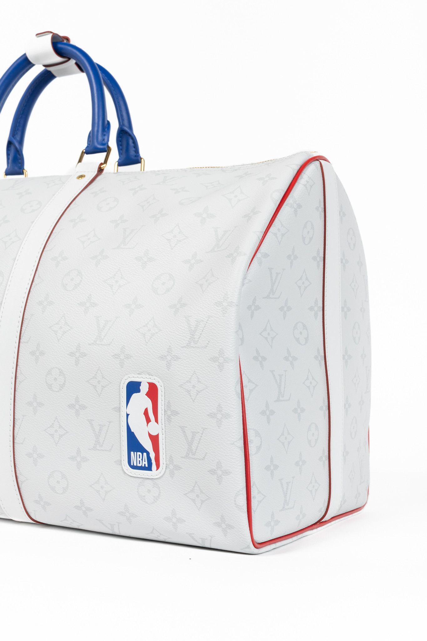 Louis Vuitton × NBA Louis Vuitton Keepall 55 Bandouliere Basketball Monogram Bag Size ONE SIZE - 10 Thumbnail