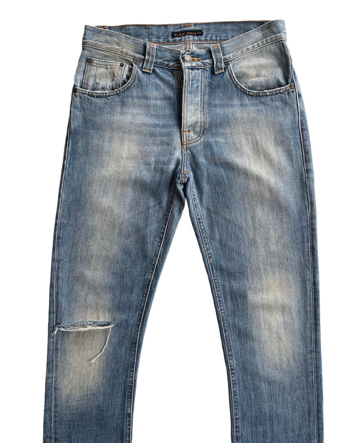 Nudie Jeans Nudie Grim Tim Distressed Denim Size US 30 / EU 46 - 3 Thumbnail