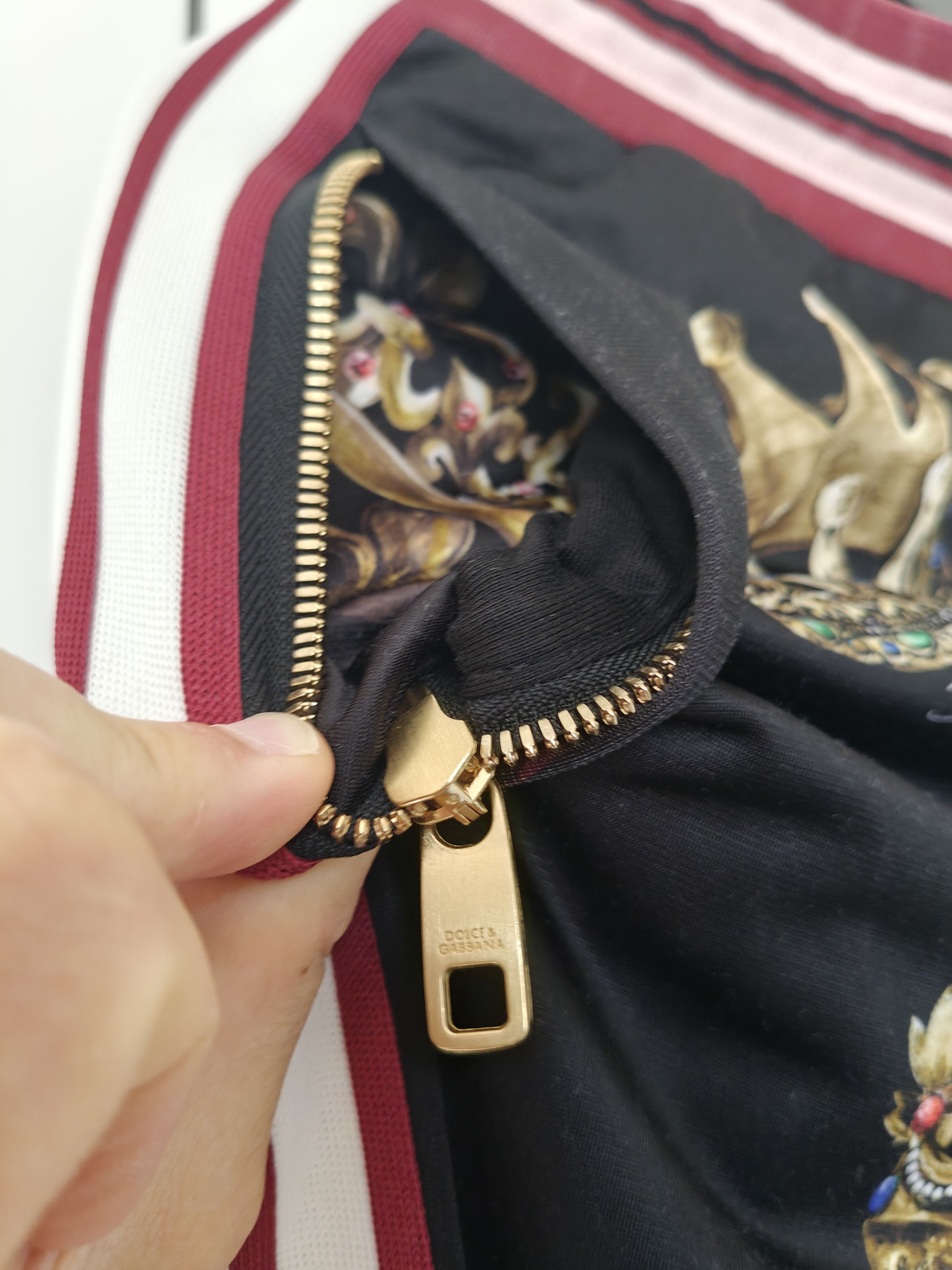 Dolce & Gabbana Dolce & Gabbana Crown Motif Printed Track Pants Size US 30 / EU 46 - 8 Thumbnail