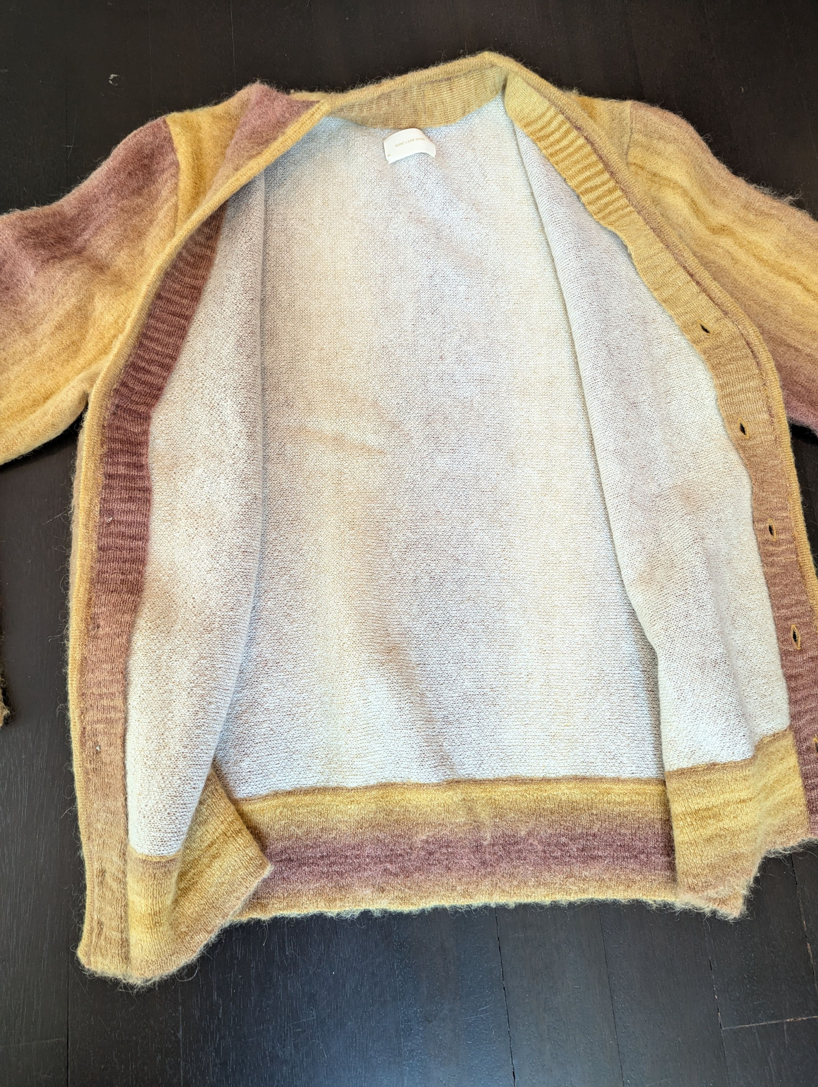 Aime Leon Dore Ombre Mohair Cardigan Size US M / EU 48-50 / 2 - 5 Thumbnail