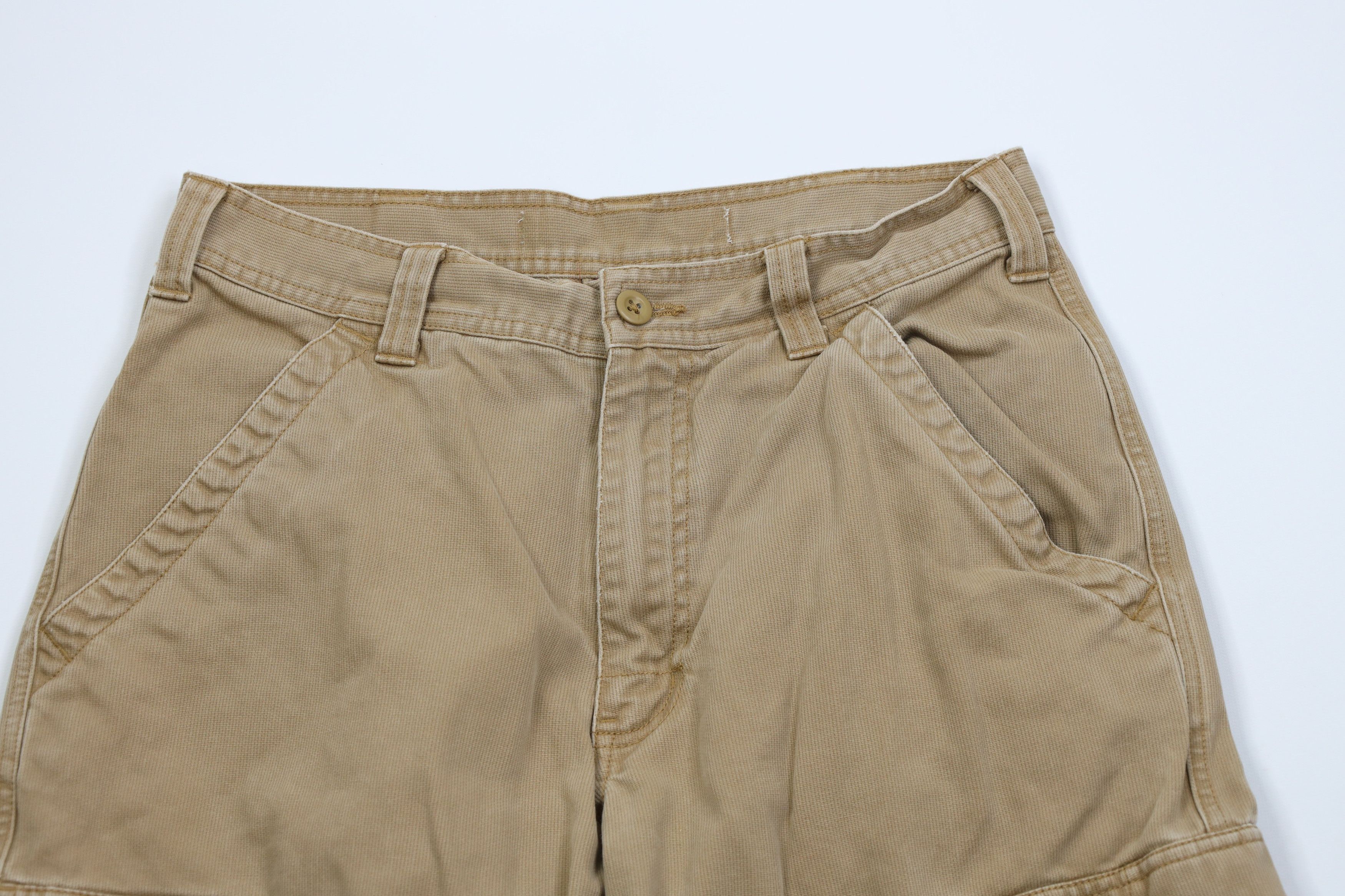 Vintage Vintage Y2K Streetwear Heavy Ribbed Whipcord Wide Leg Pants Size US 30 / EU 46 - 2 Thumbnail