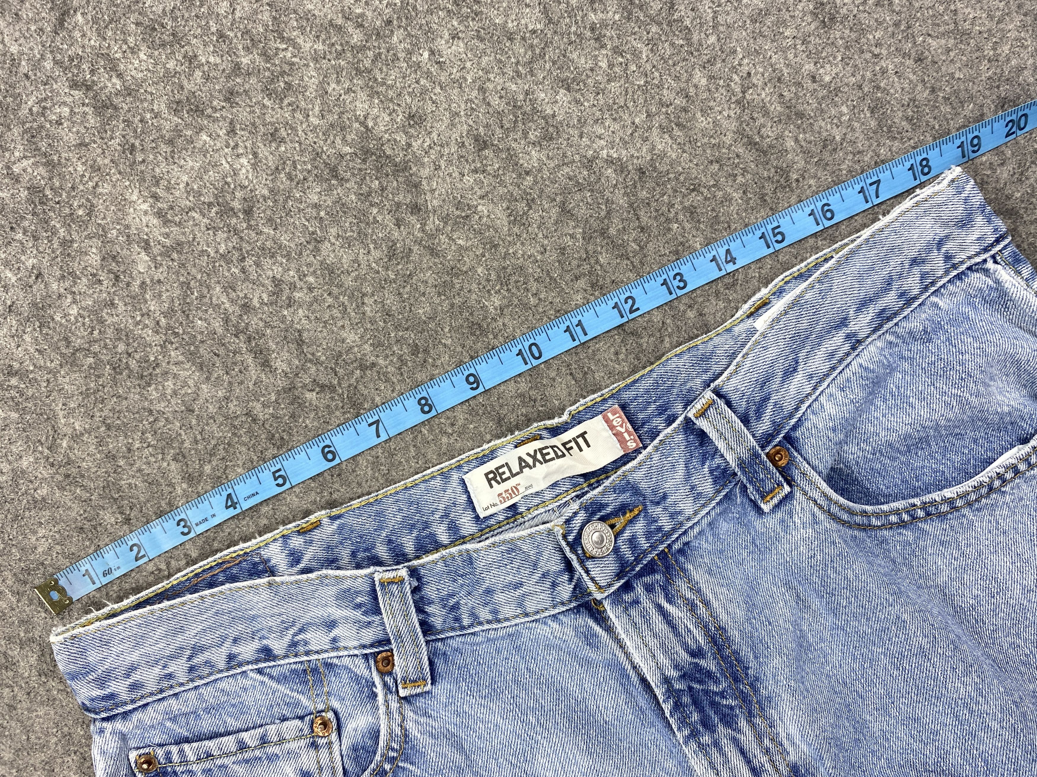 Levi's Light Blue Wash Vintage Levi's 550 37x33.5 Denim -JN1696 Size US 37 - 5 Thumbnail