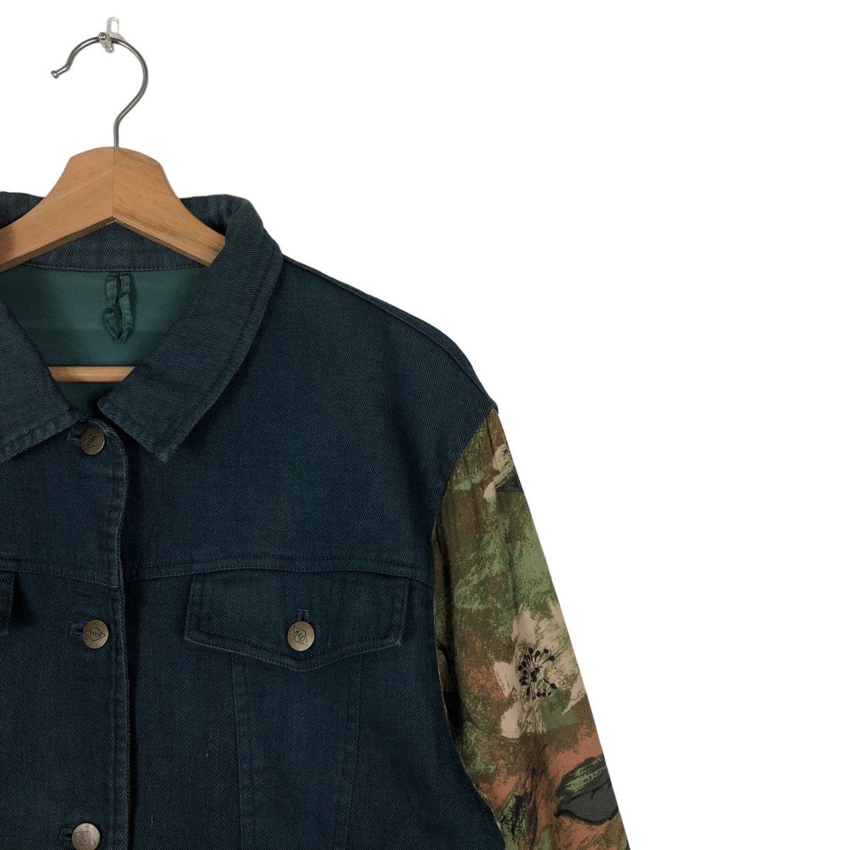 Japanese Brand 🔥90’s Rare Cropped Jacket Ball Donna Japan Floral Sleeve Size M / US 6-8 / IT 42-44 - 6 Thumbnail