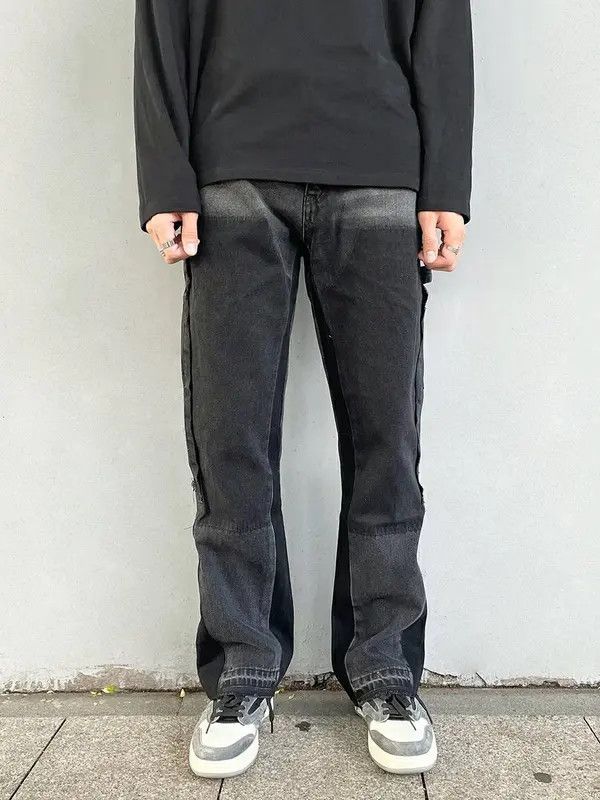 Vintage Fukuoka x Jun fade carpenter flare punk jeans Size US 32 / EU 48 - 5 Thumbnail