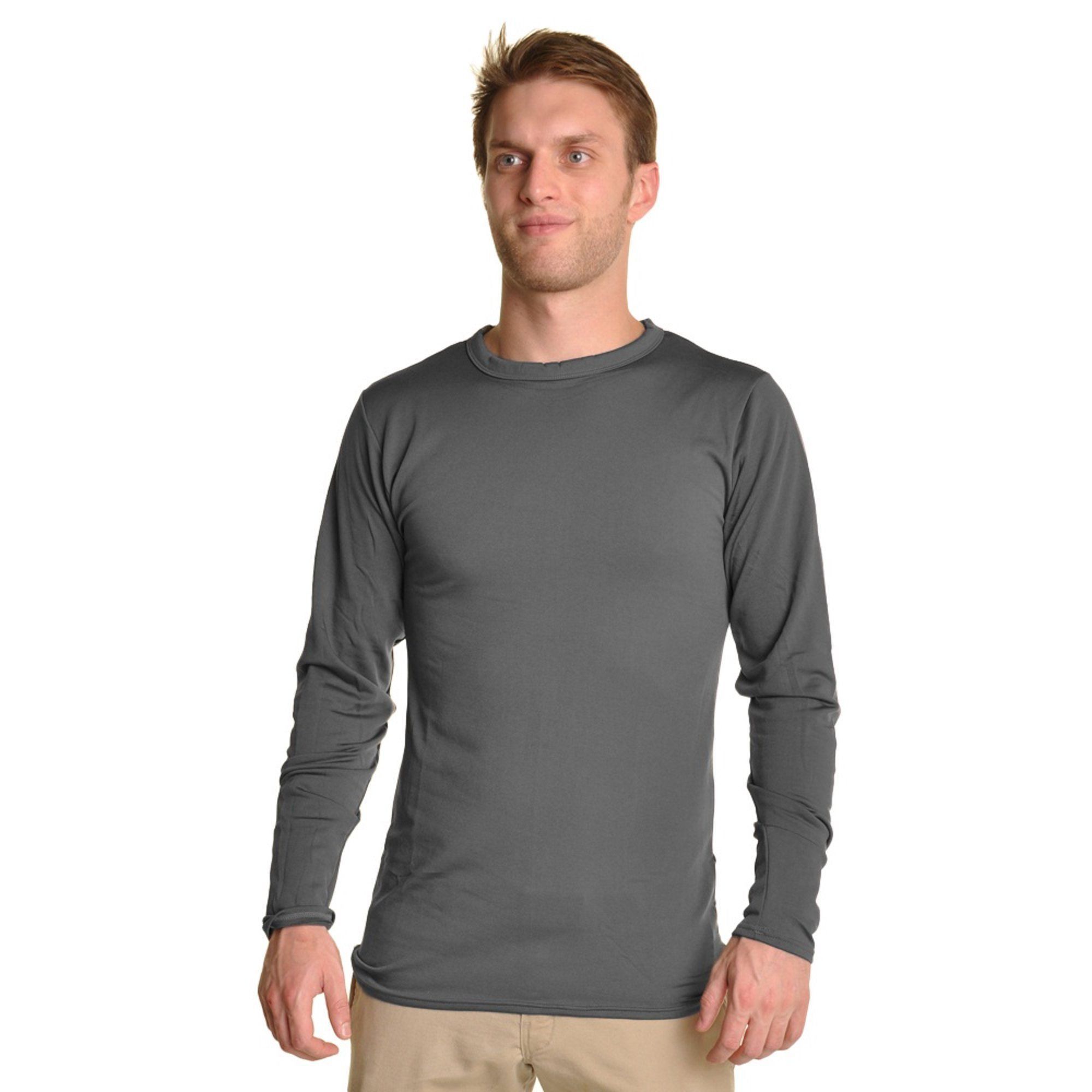 Other Men's Thermal Top Brushed Slate Gray Long Sleeve Packaged To Size US XL / EU 56 / 4 - 1 Thumbnail