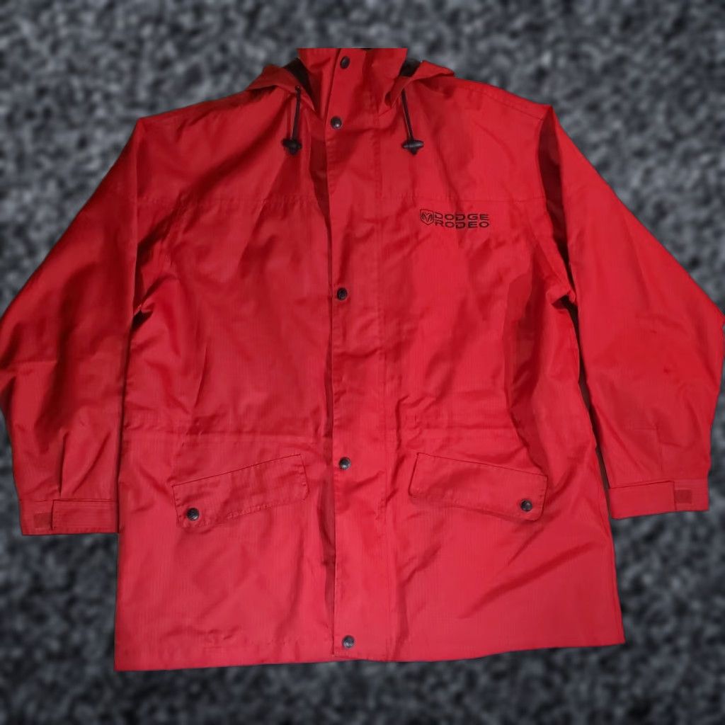 Vintage VINTAGE Cripple Creek Winter Jacket Dodge Rodeo Dodge Ram Trucks Mens 2XL Red Parka Embroidered Long Solid Jacket Coat MOH Size US XXL / EU 58 / 5 - 1 Thumbnail