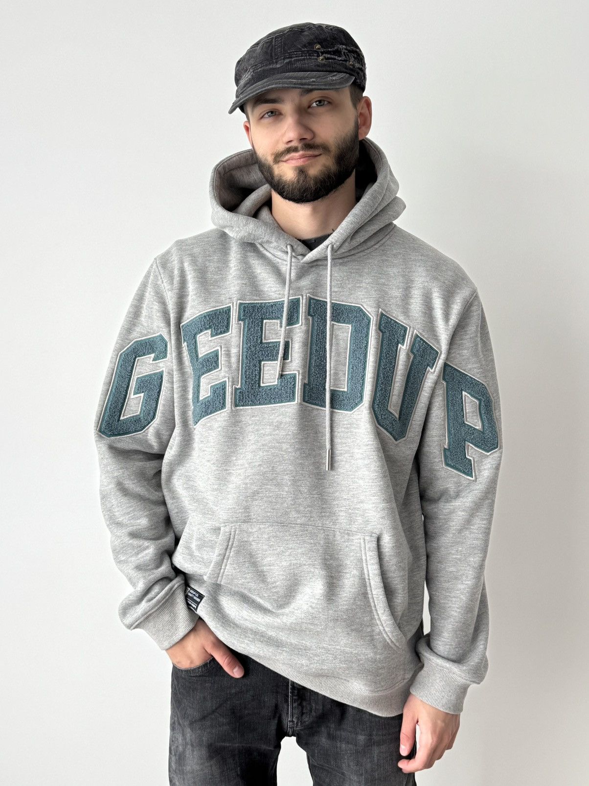 Other Geedup. Team Logo Streetwear Grey Hoodie Size US XL / EU 56 / 4 - 1 Thumbnail