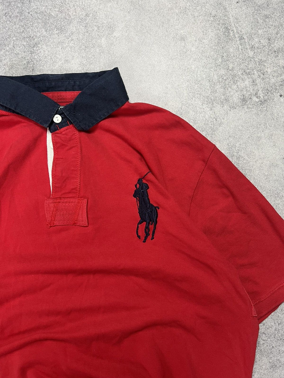 Ralph Lauren Vintage Polo Ralph Lauren Rugby Tee Shirt Y2K style 3 Size US XXL / EU 58 / 5 - 3 Thumbnail