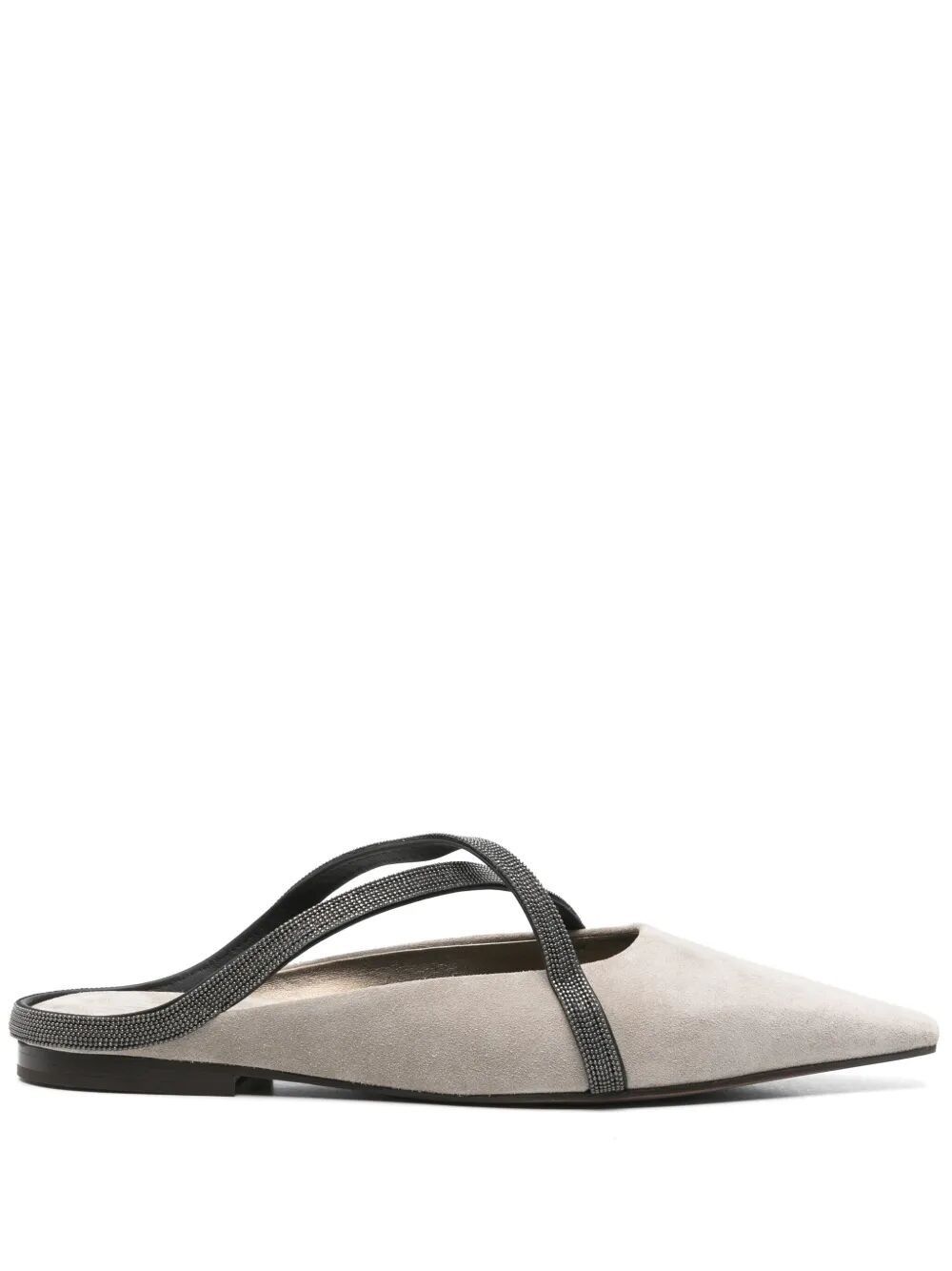 Brunello Cucinelli FLAT SQUARE POINTED BALLET Size US 8 / IT 38 - 1 Thumbnail