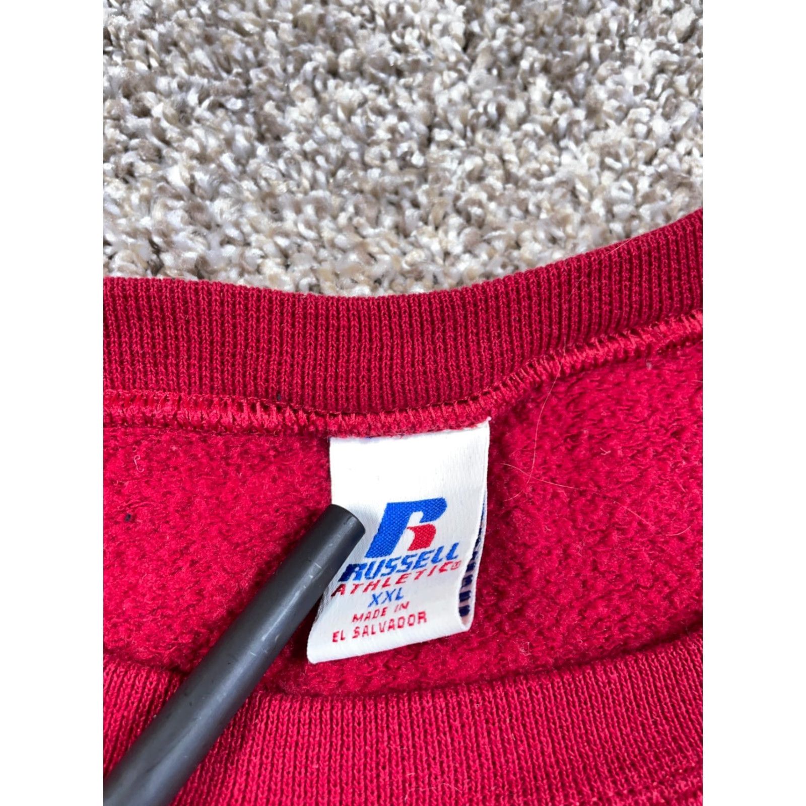 Russell Athletic VTG Russell Athletic Sweatshirt Adult 2XL Dark Red Crewneck Solid Blank 50/50 Size US XXL / EU 58 / 5 - 4 Thumbnail