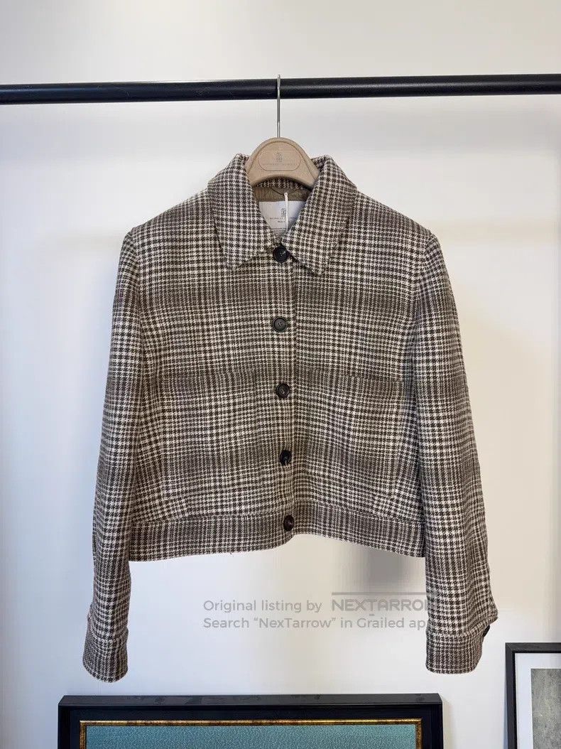 Brunello Cucinelli Cotton-padded short jacket