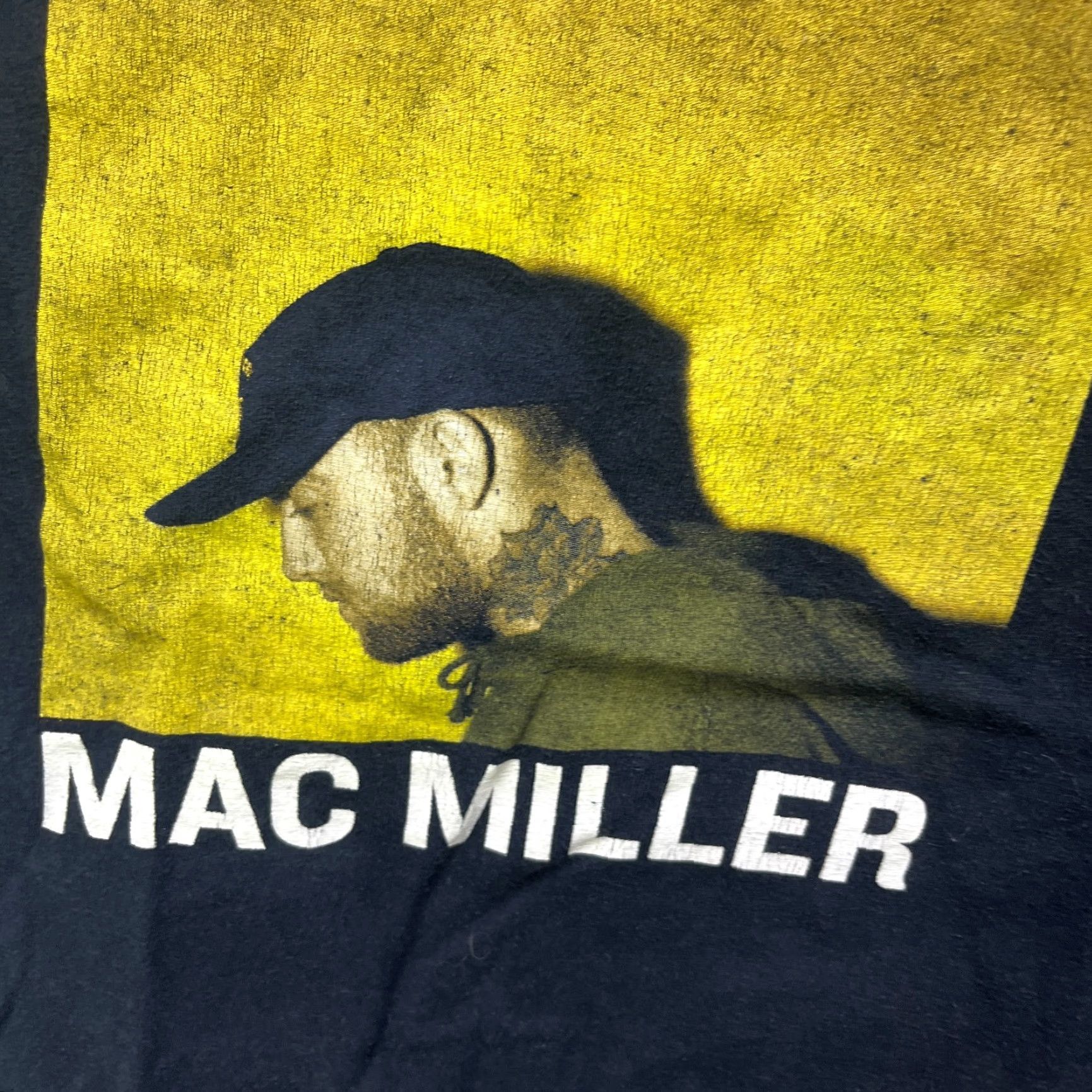 Vintage VINTAGE Mac Miller Promo T Shirt Small Swimming Circles Mens T-Shirt S Black Cotton Logo Short Sleeve Crew Neck All Seasons Size US S / EU 44-46 / 1 - 5 Thumbnail
