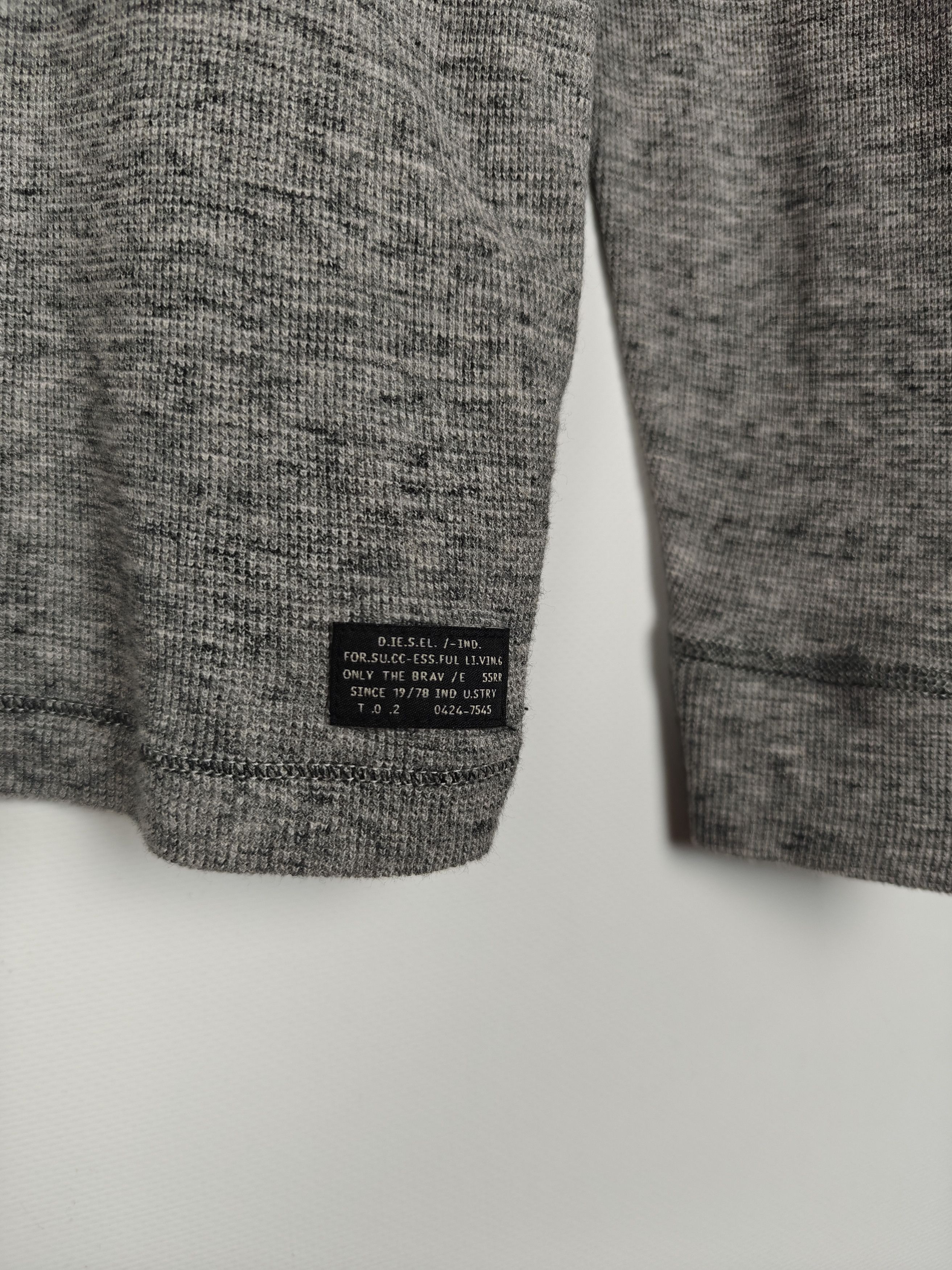Diesel Diesel Industry Sweater Cotton Pullover Gray size S Size US S / EU 44-46 / 1 - 4 Thumbnail