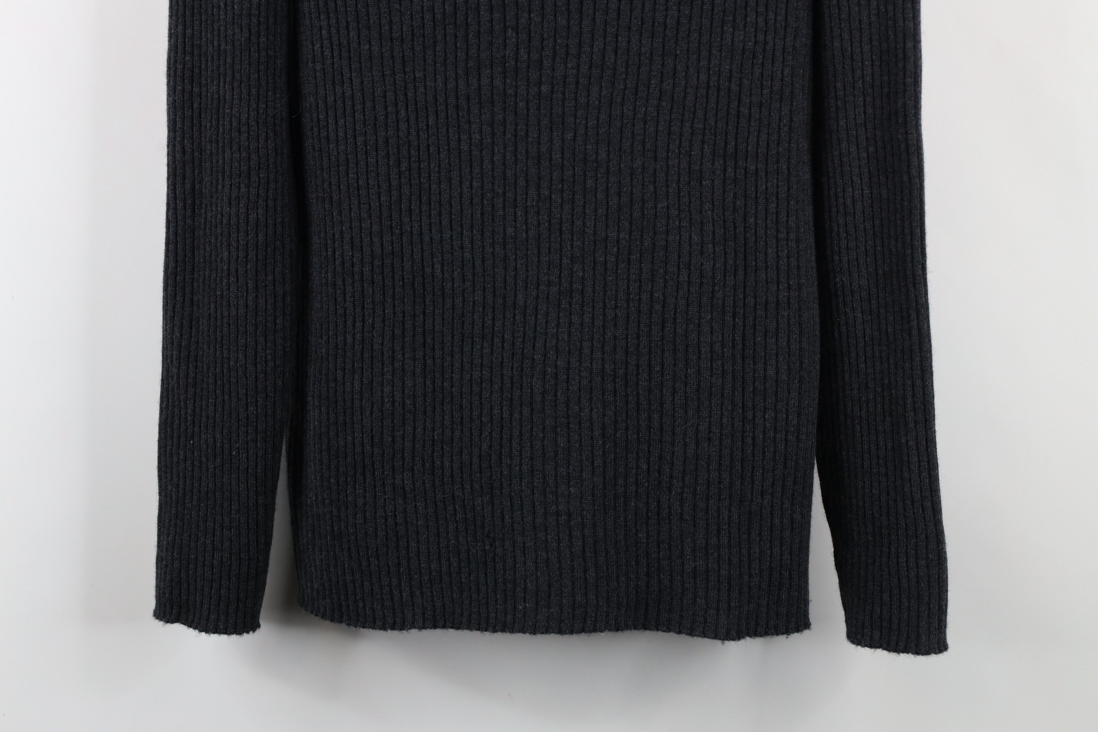 Banana Republic × Vintage Vintage 90s Banana Republic Ribbed Knit Turtleneck Sweater Size L / US 10 / IT 46 - 10 Thumbnail