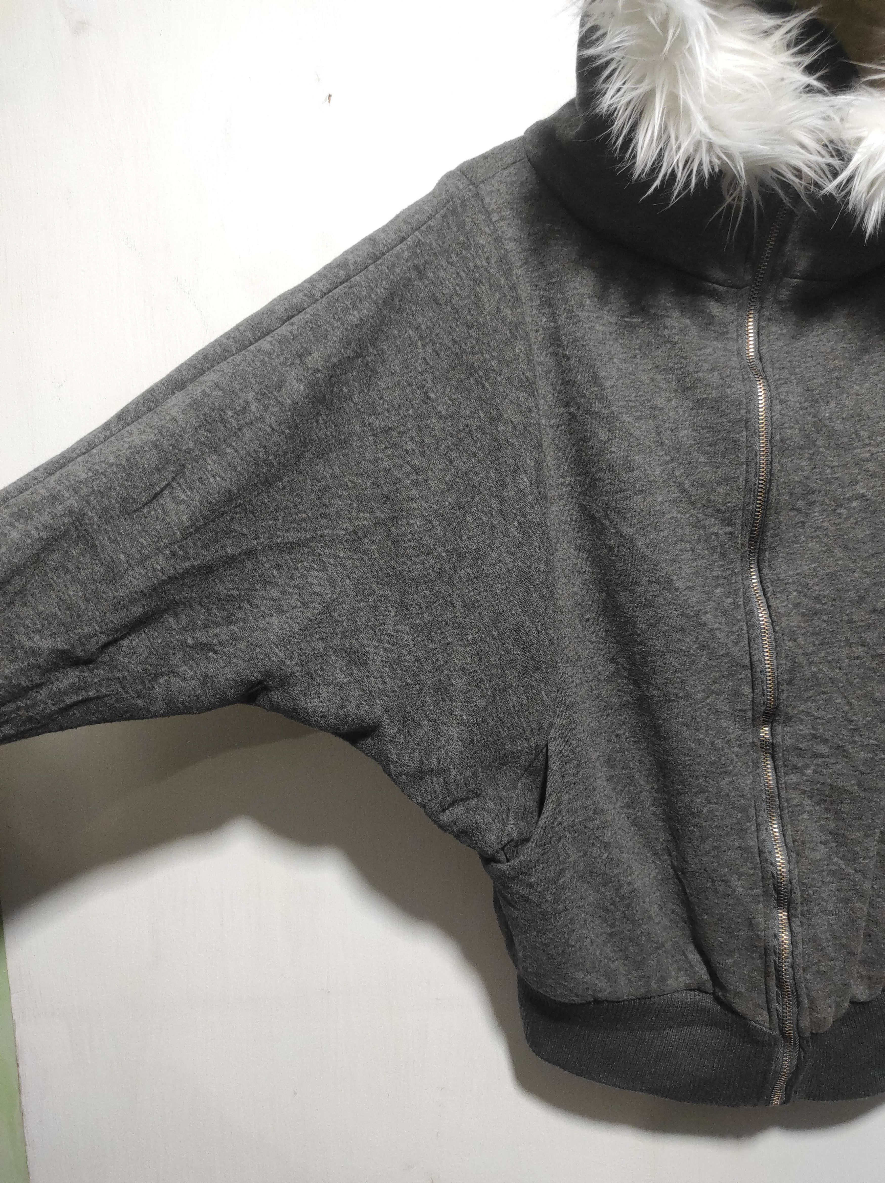 Hysteric Glamour Skull Sherpa Batwing Zip Fur Hoodie ifsixwasnine lgb style Size US M / EU 48-50 / 2 - 8 Thumbnail