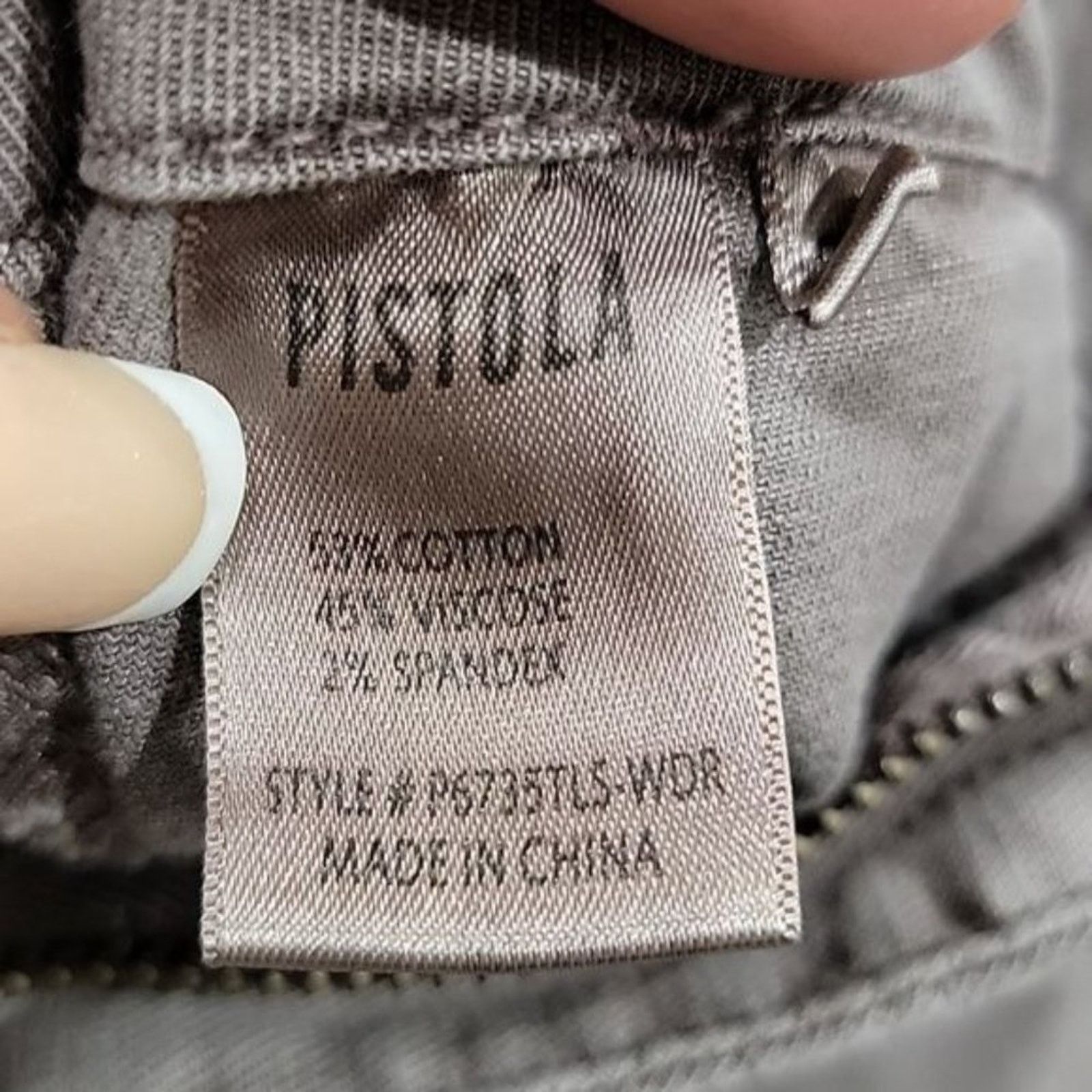 Pistola PISTOLA Women's Mid Rise Brown Cargo Pants Cotton Blend Size 30" / US 8 / IT 44 - 10 Thumbnail