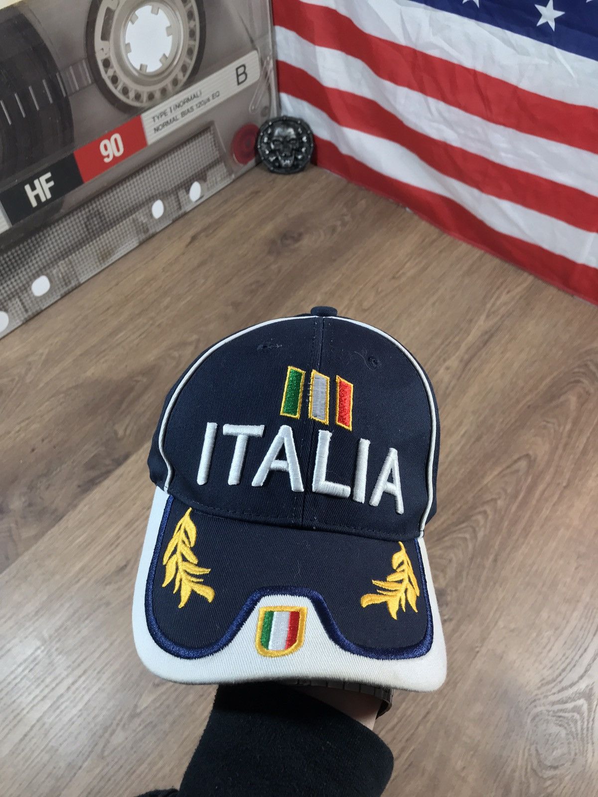 Vintage Vintage Italia Cap Big logo Size ONE SIZE - 1 Thumbnail