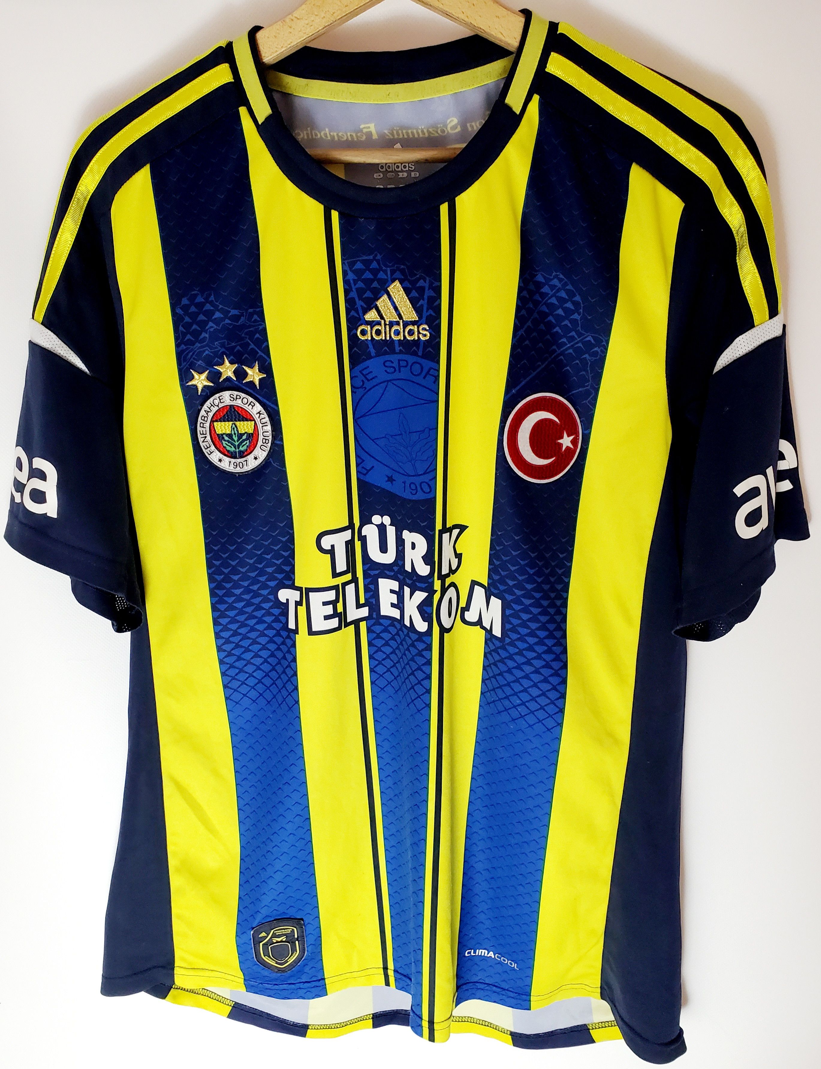 Adidas Fenerbahce SK 2012-13 Home Football Jersey Size L Size US L / EU 52-54 / 3 - 1 Thumbnail