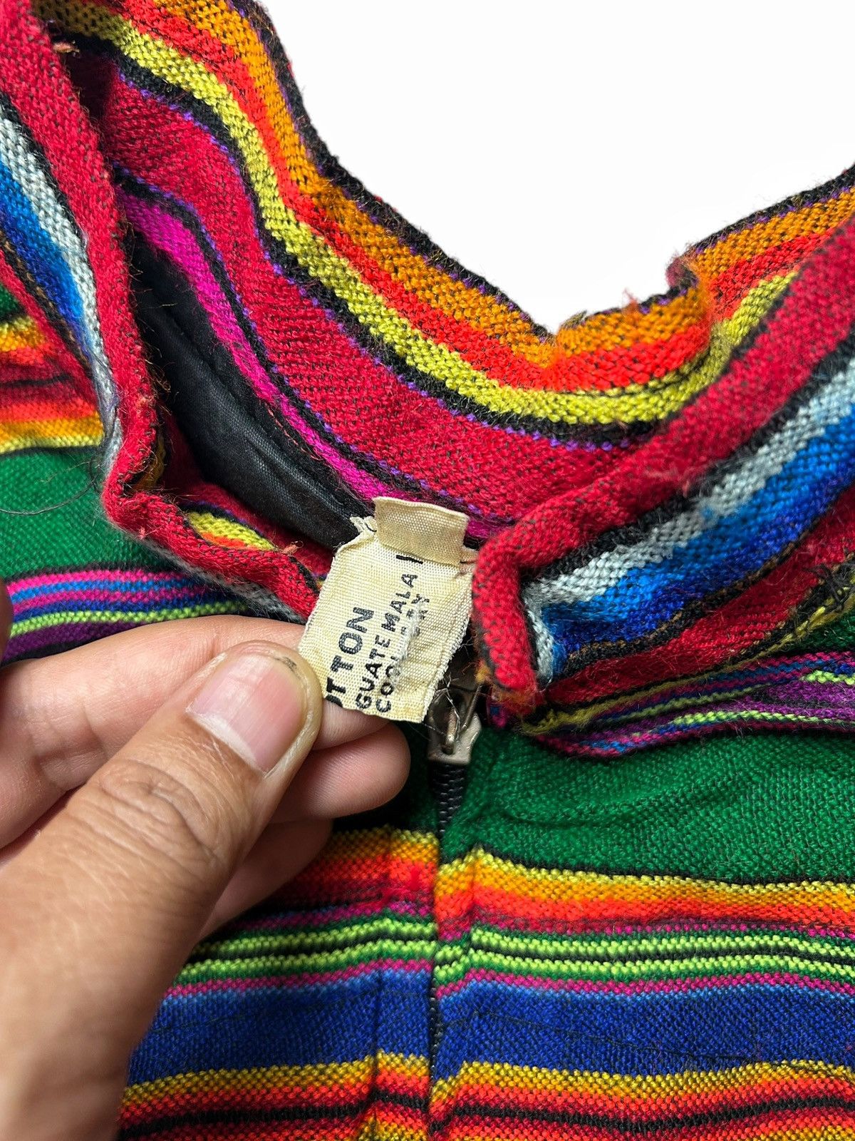 Vintage Vintage Guatemala Patchwork Ethnic Hippie Boho Bomber Jacket Size US XL / EU 56 / 4 - 11 Thumbnail