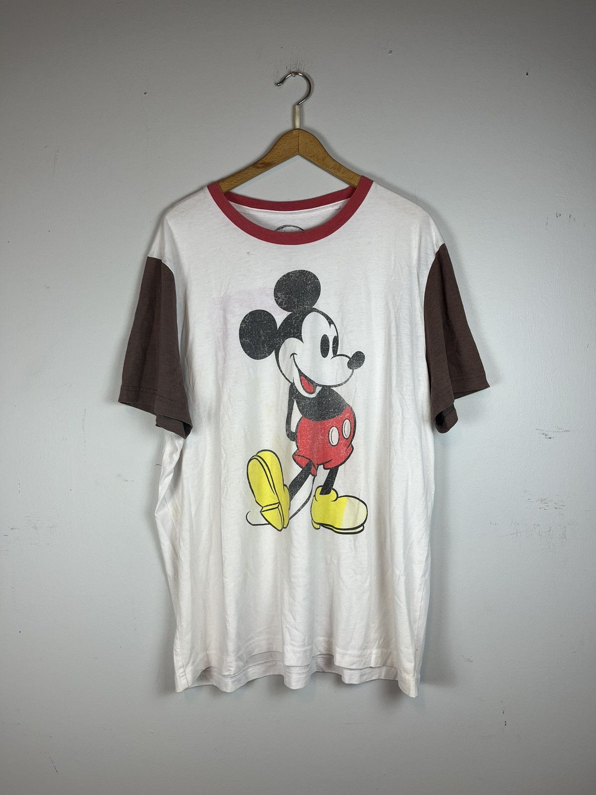 Disney × Japanese Brand × Mickey Mouse Vintage Mickey Mouse Disney Tee Size US XXL / EU 58 / 5 - 2 Thumbnail