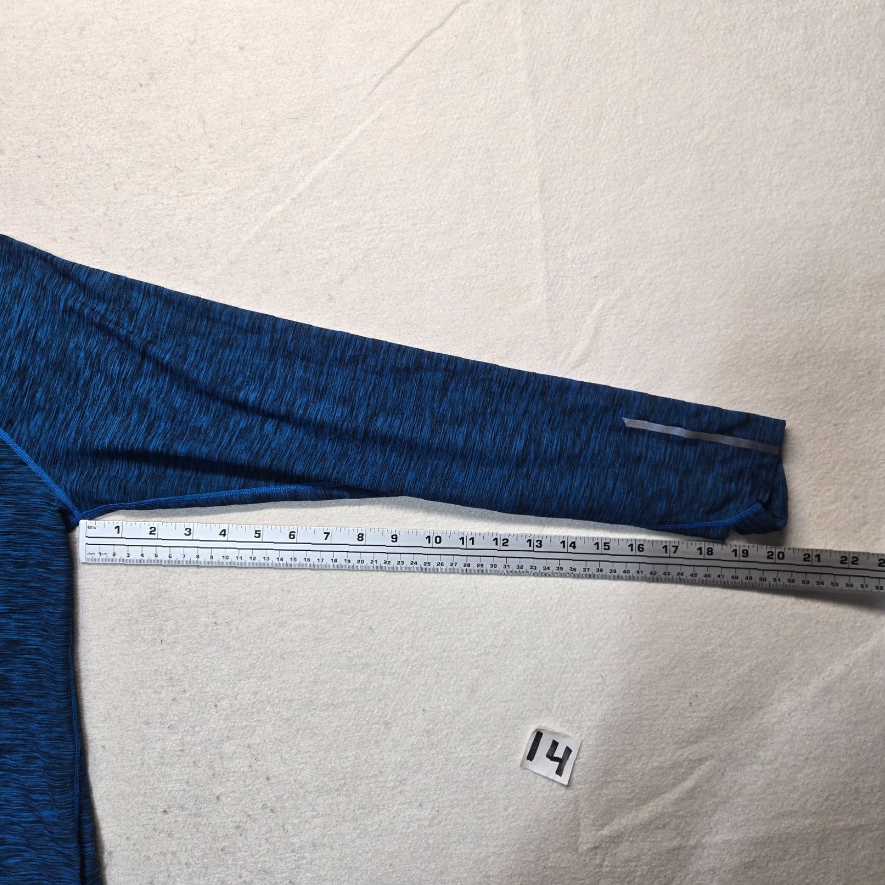 New Balance New Balance Dry Hoodie Women L Blue Kangaroo Pocket Thumb Hole Mock Neck Pullover Jacket, Activewear, Sports, Casual, All Seasons Size L / US 10 / IT 46 - 5 Thumbnail