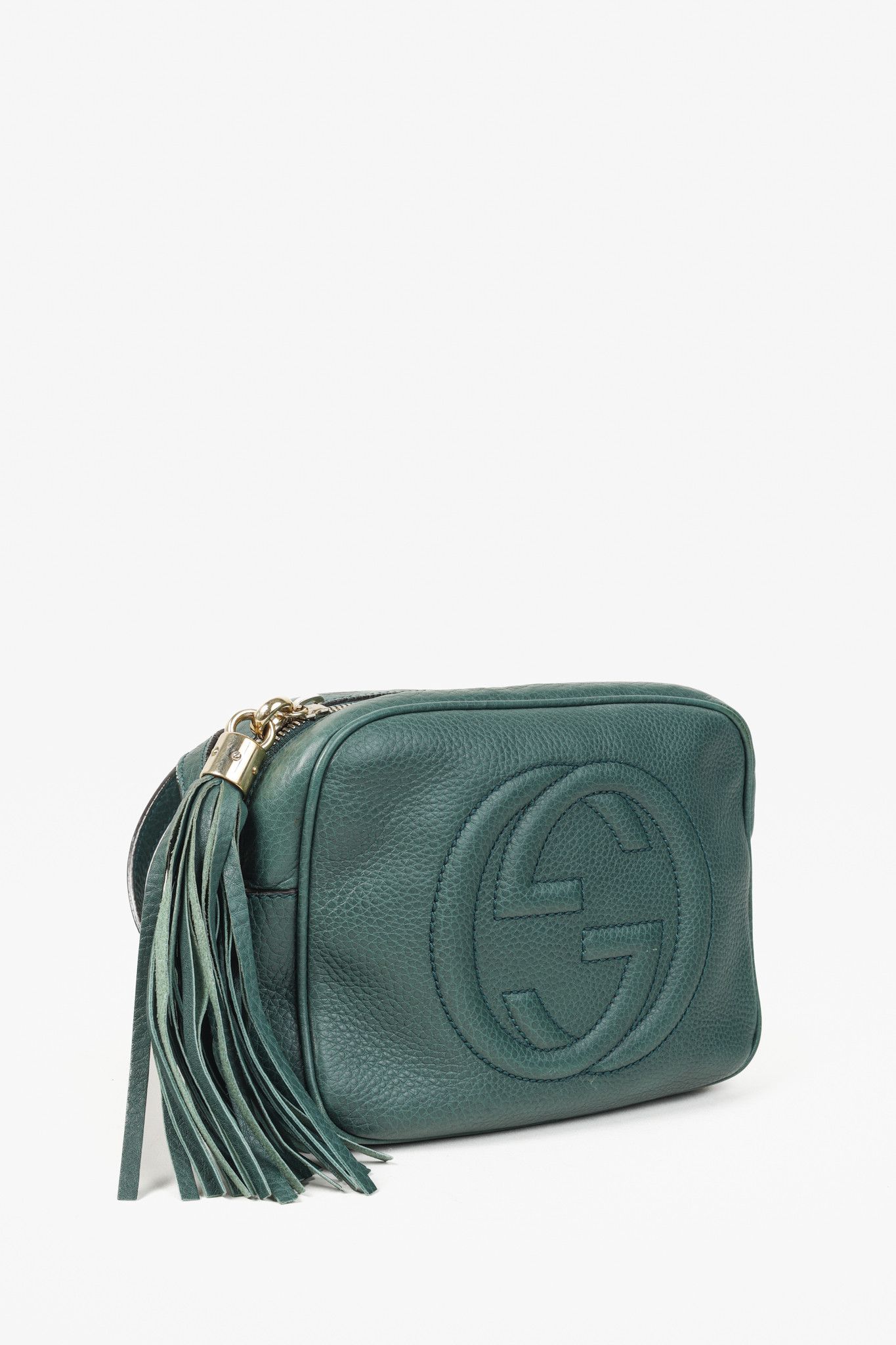 Gucci Gucci Soho Disco Green Camera Style Crossbody Ba Size ONE SIZE - 2 Thumbnail