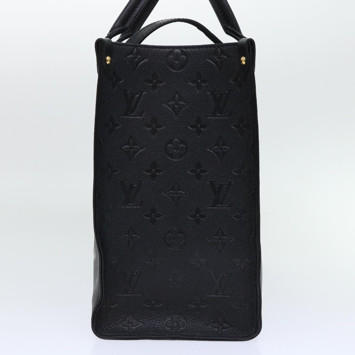 Louis Vuitton LOUIS VUITTON Monogram Empreinte On The Go MM Bag Black Size ONE SIZE - 3 Thumbnail
