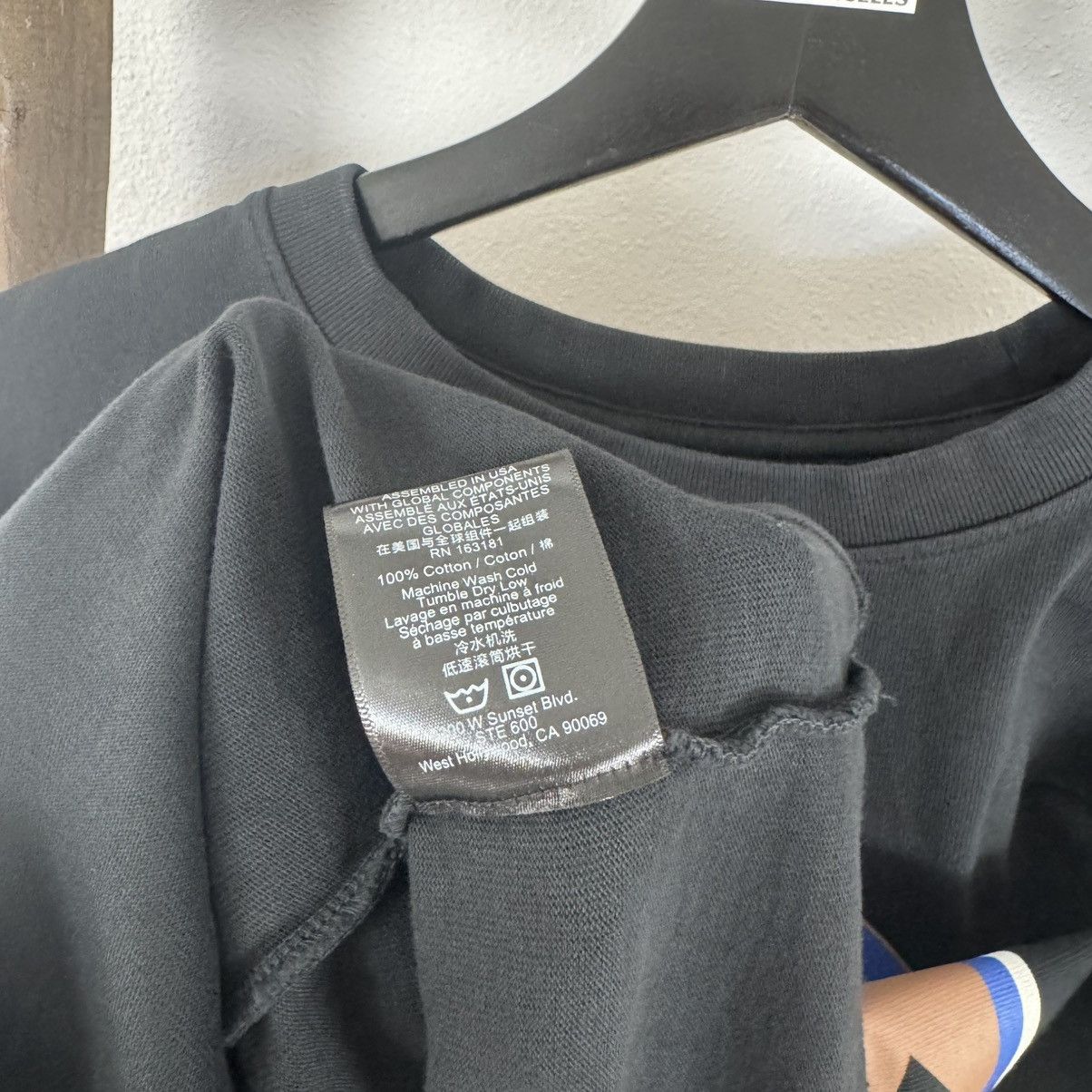 Rhude RHUDE Cotswold Vintage Black Tee XL Size US XL / EU 56 / 4 - 4 Thumbnail