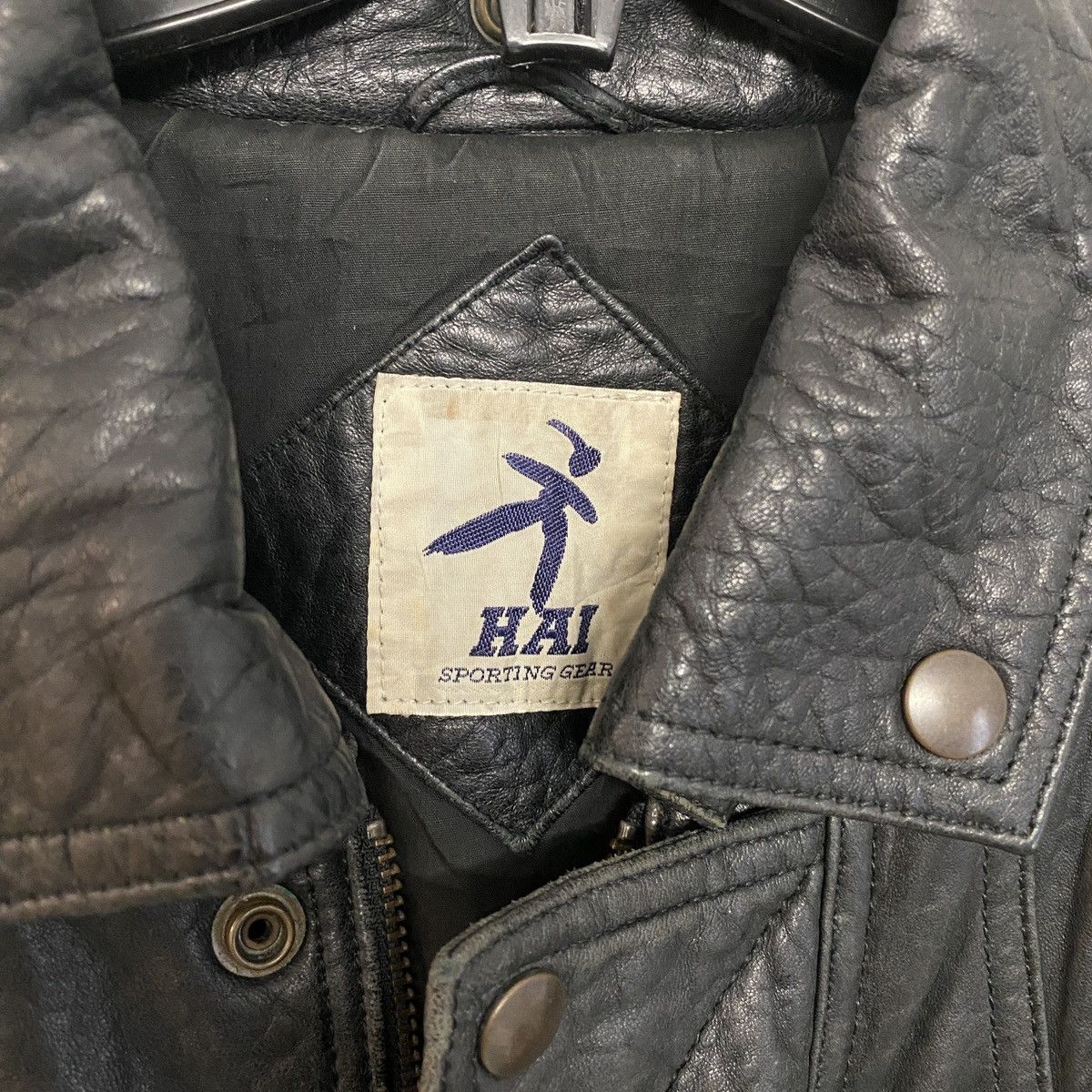 Hai Sporting Gear × Issey Miyake × Japanese Brand Hai Sporting Gear by Issey Miyake Leather Jacket Size US L / EU 52-54 / 3 - 3 Thumbnail