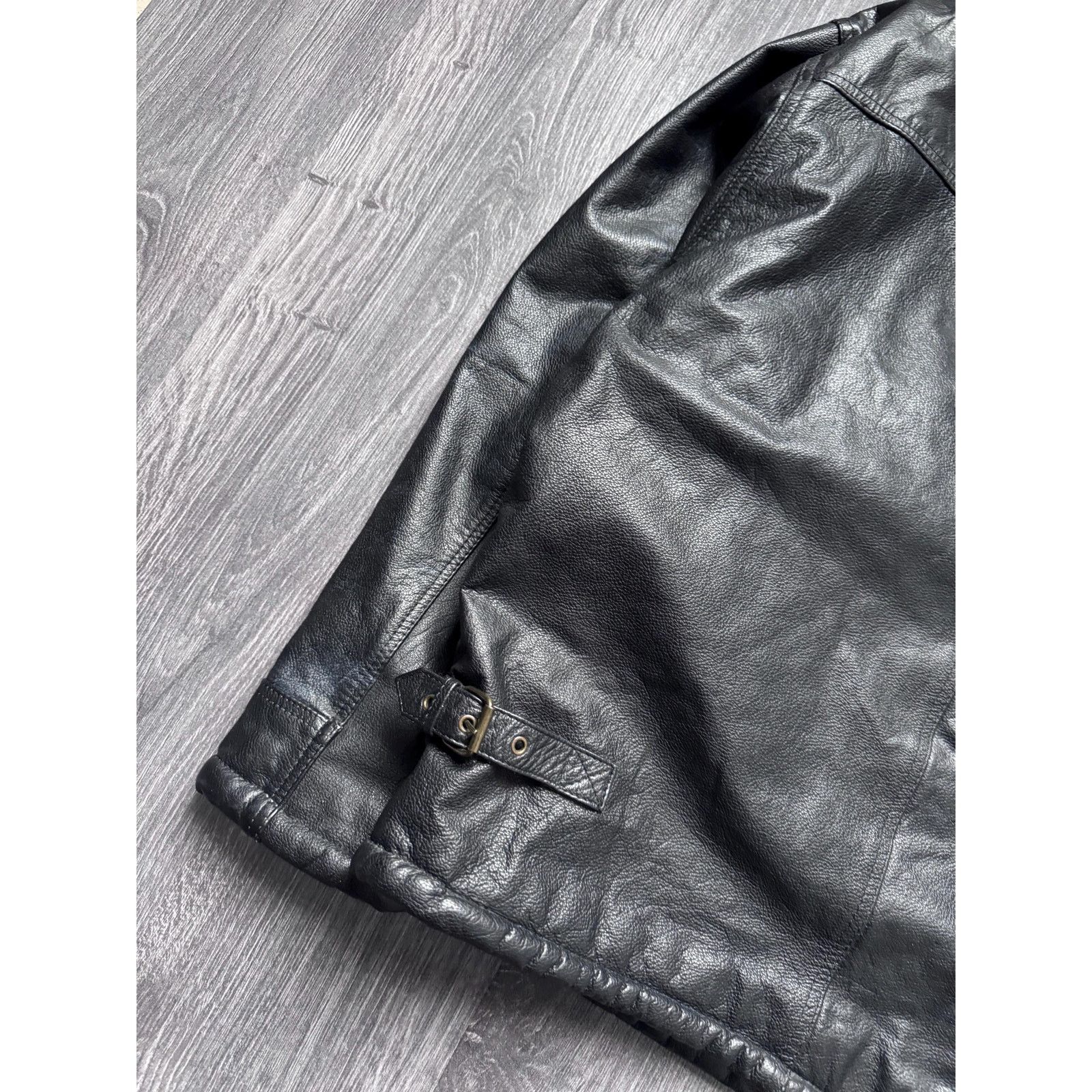 Vintage Black Donna Vintage Real Leather Biker Jacket Size US L / EU 52-54 / 3 - 10 Thumbnail