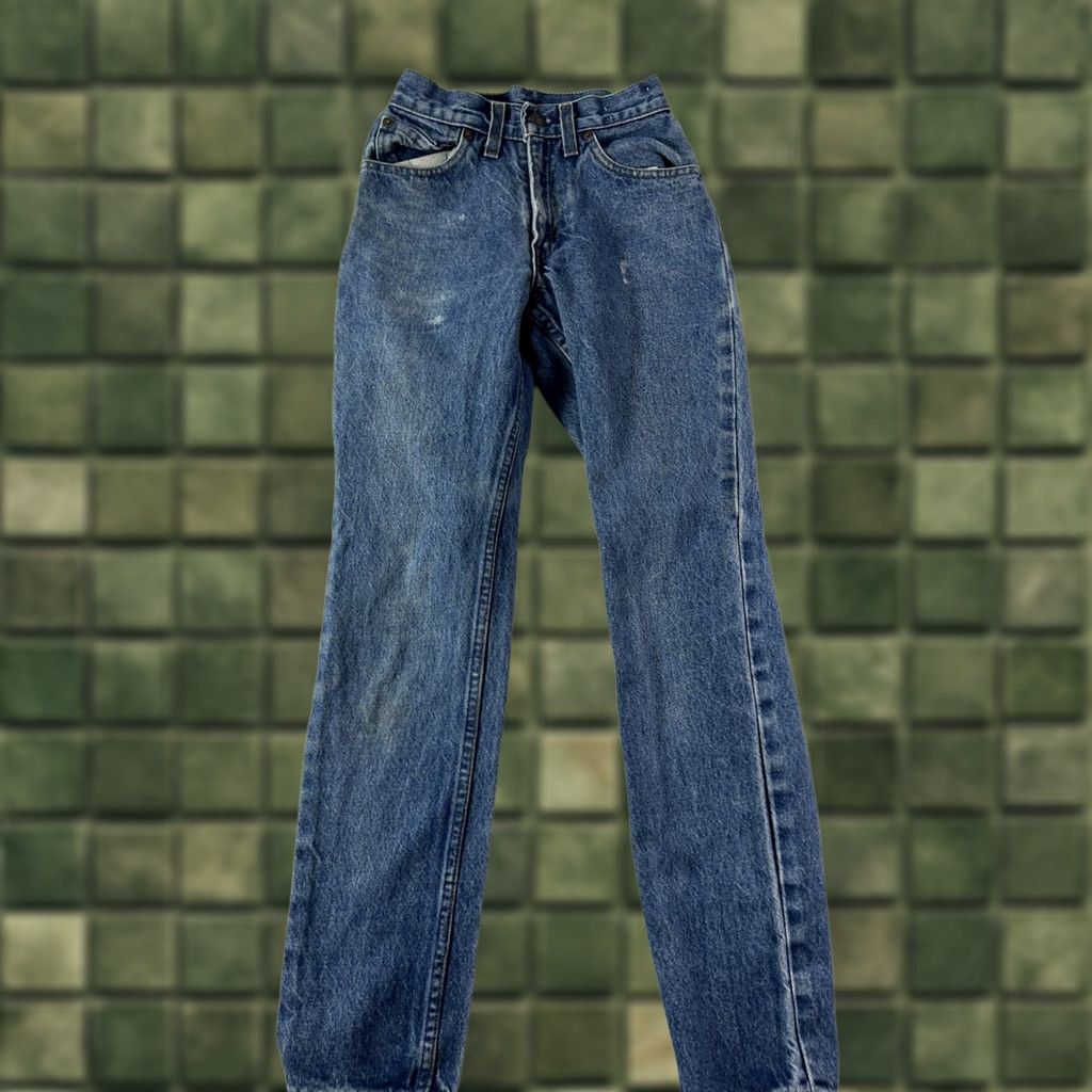 Levi's VINTAGE Levi's Jeans 502 24x31 Medium Wash Denim 5-Pocket Button Zipper Logo 90s Womens Jeans Size 42" / US 20 - 1 Thumbnail
