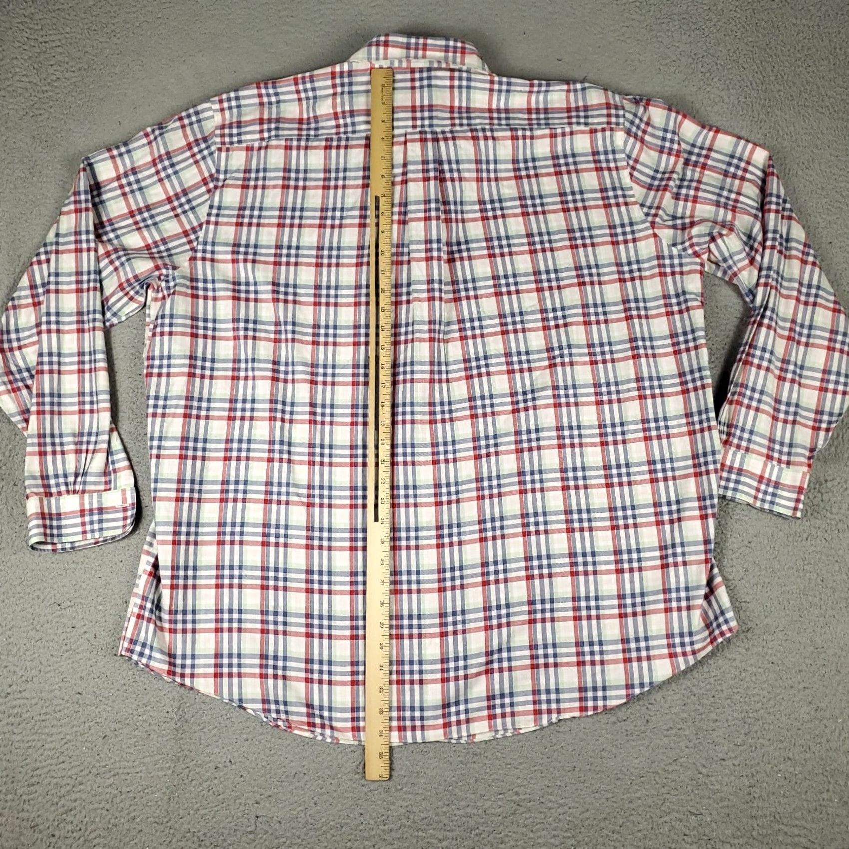Brooks Brothers Brooks Brothers Shirt Mens 2XLT Blue Red Plaid Casual Button Up Long Sleeve Size US XXL / EU 58 / 5 - 3 Thumbnail