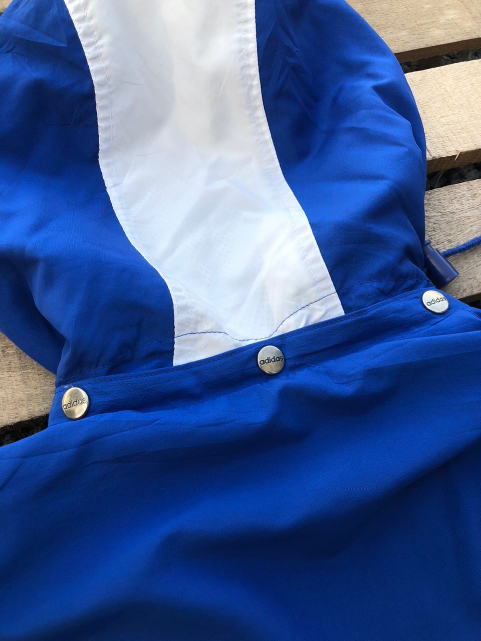 Adidas Vintage 90s Adidas Trefoil Windbreaker Jacket Size US XL / EU 56 / 4 - 7 Thumbnail