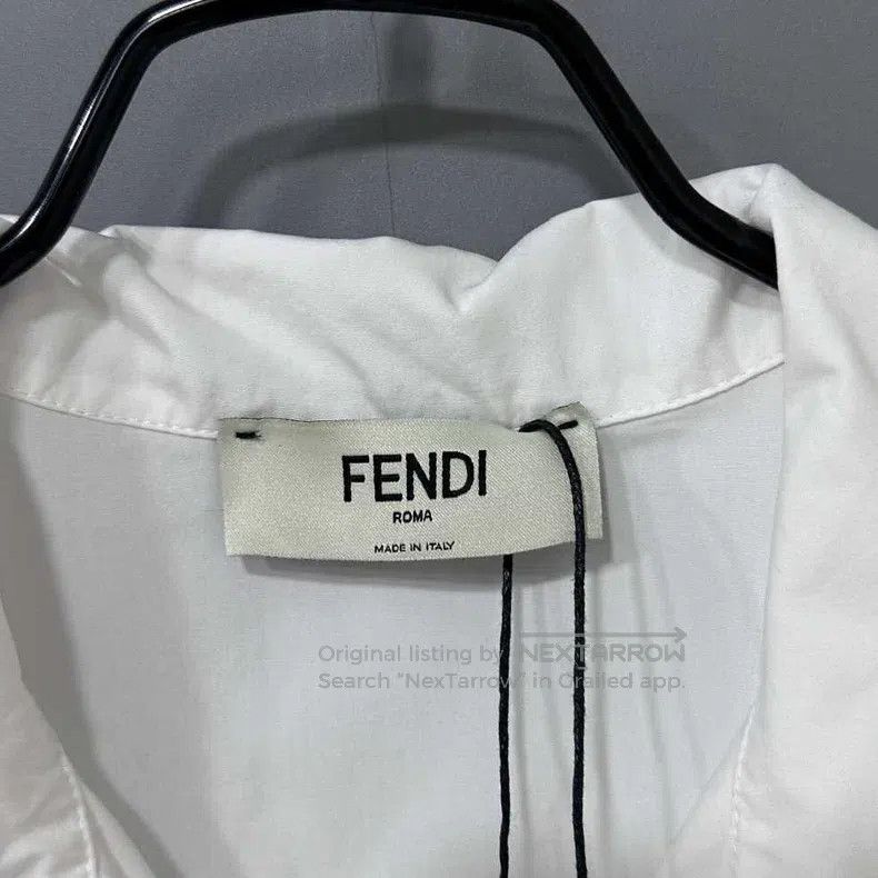 Fendi Fendi White logo maxi dress Size XXS / US 00 / IT 34 - 5 Thumbnail